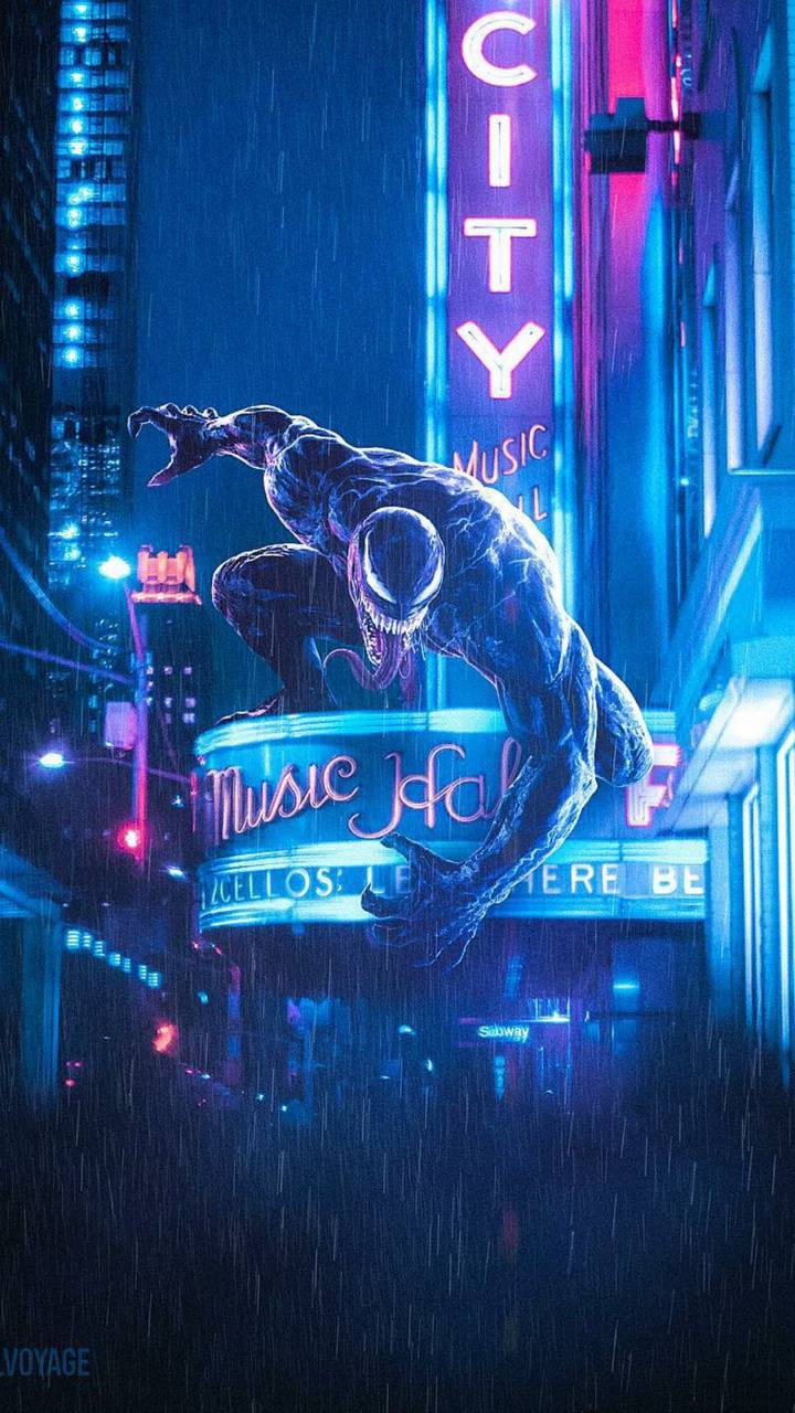 Venom Neon Wallpapers Wallpaper Cave