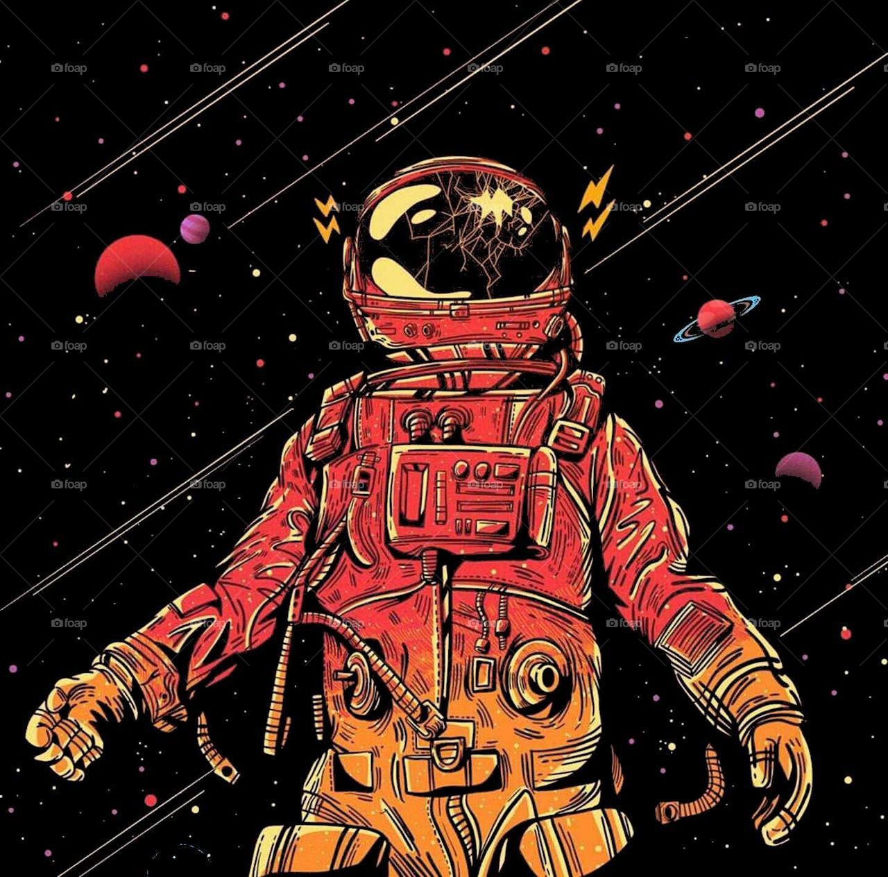 Astronaut Amoled Wallpapers Wallpaper Cave