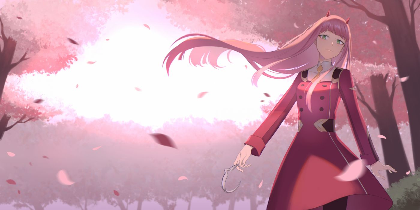 Anime Zero Two Aesthetic Wallpapers Wallpaper Cave