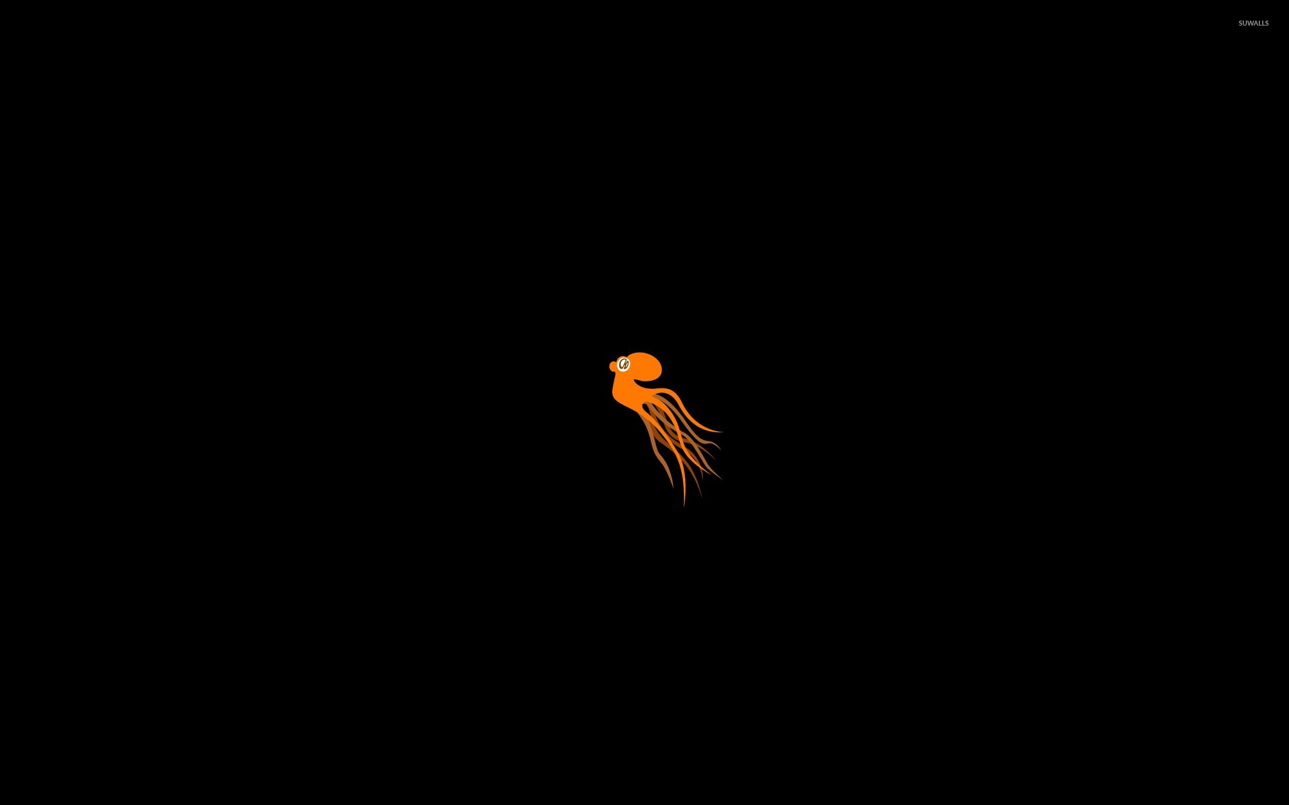 Minimalist Black And Orange Wallpapers Wallpaper Cave