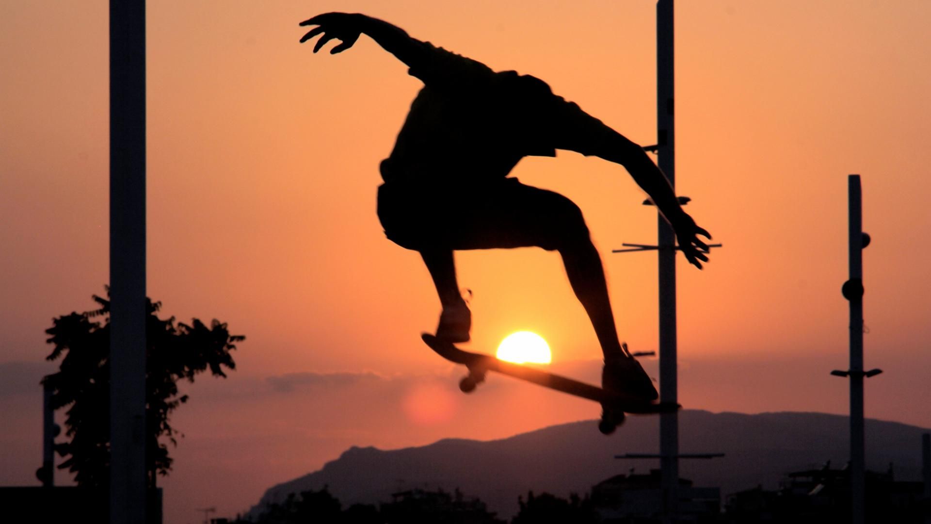 Aesthetic Skateboarding Sunset Wallpapers Wallpaper Cave