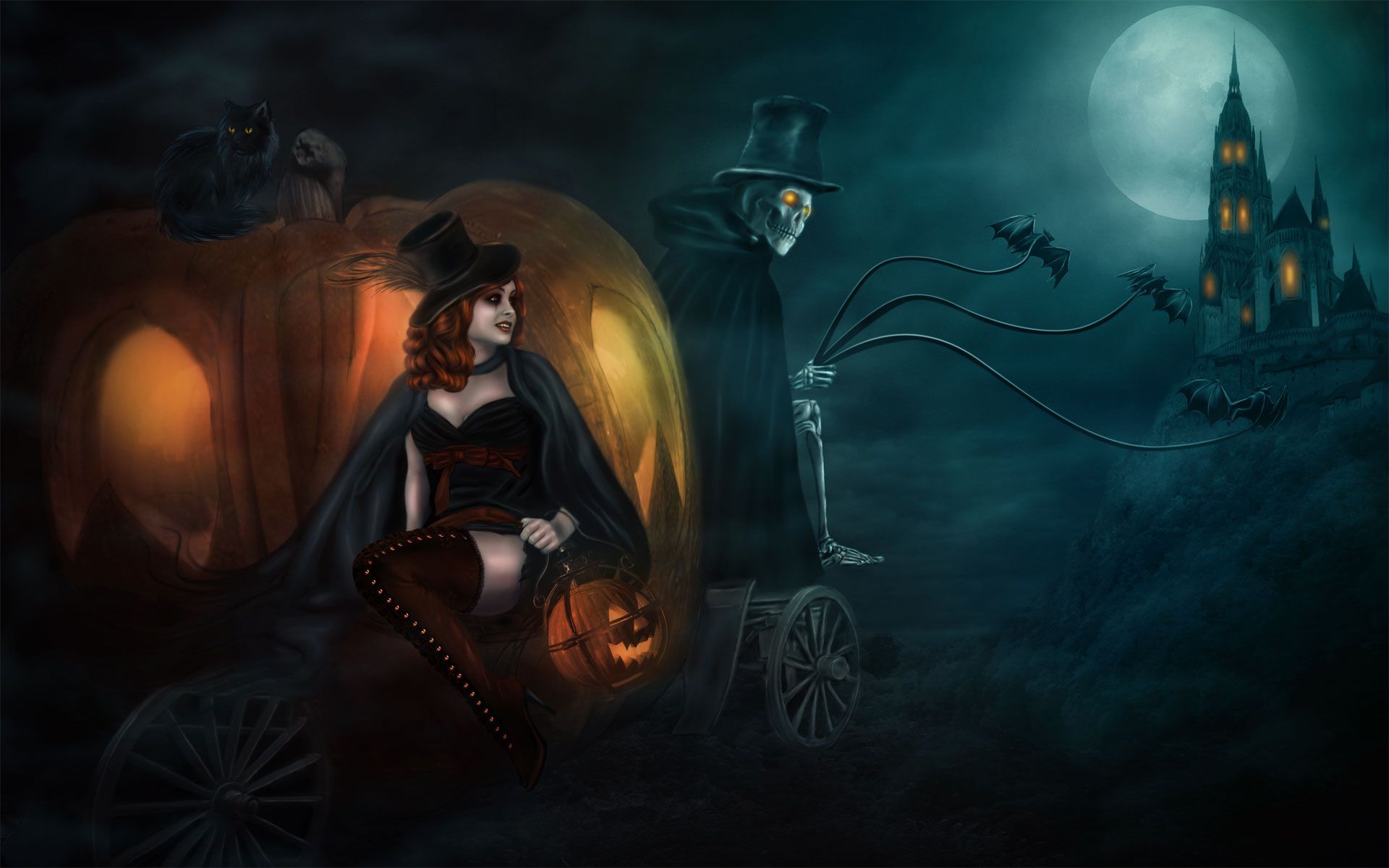 Scary Witches Wallpaper
