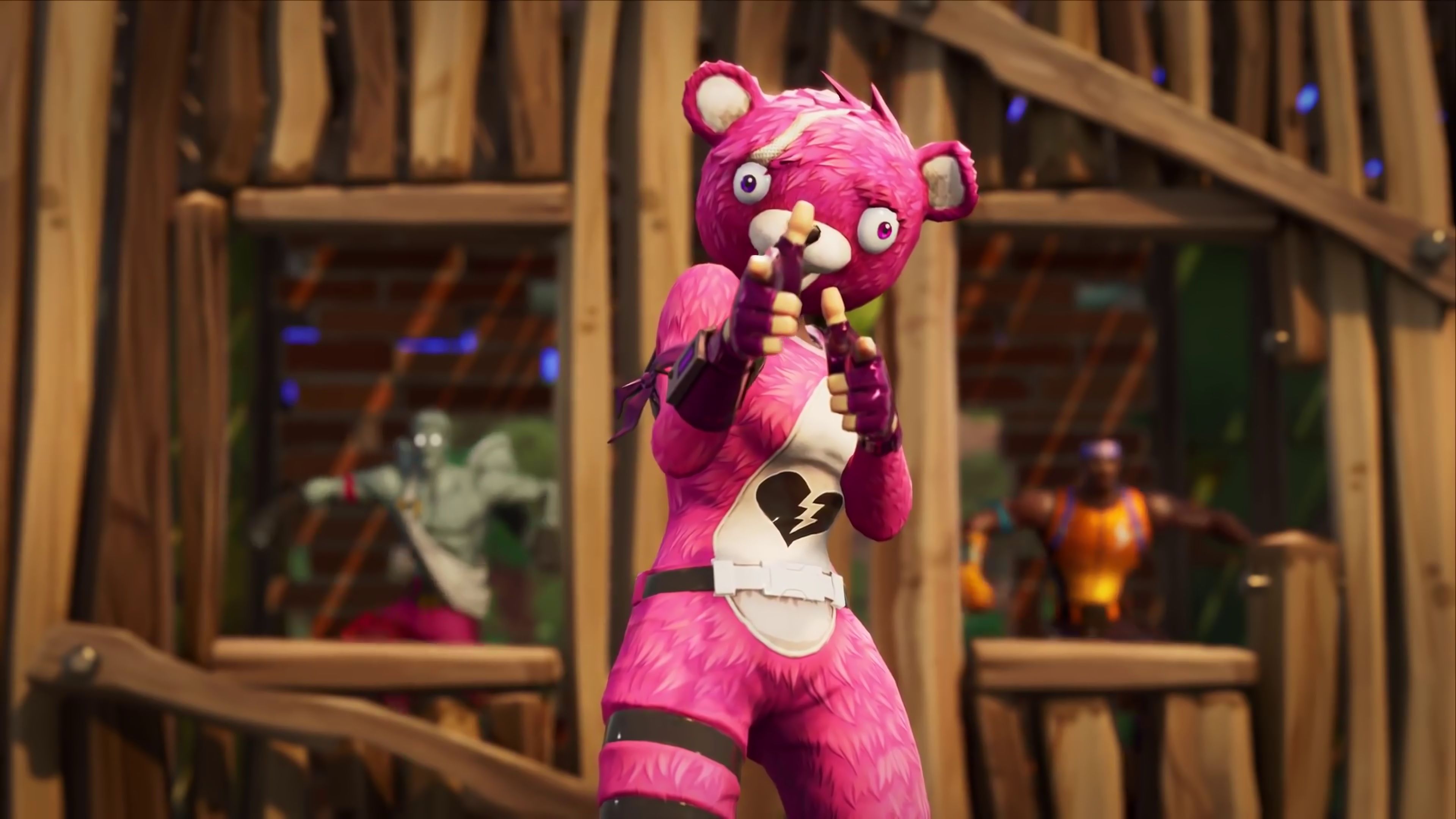 Cuddle Team Leader Fortnite Battle Royale Wallpaper 4K