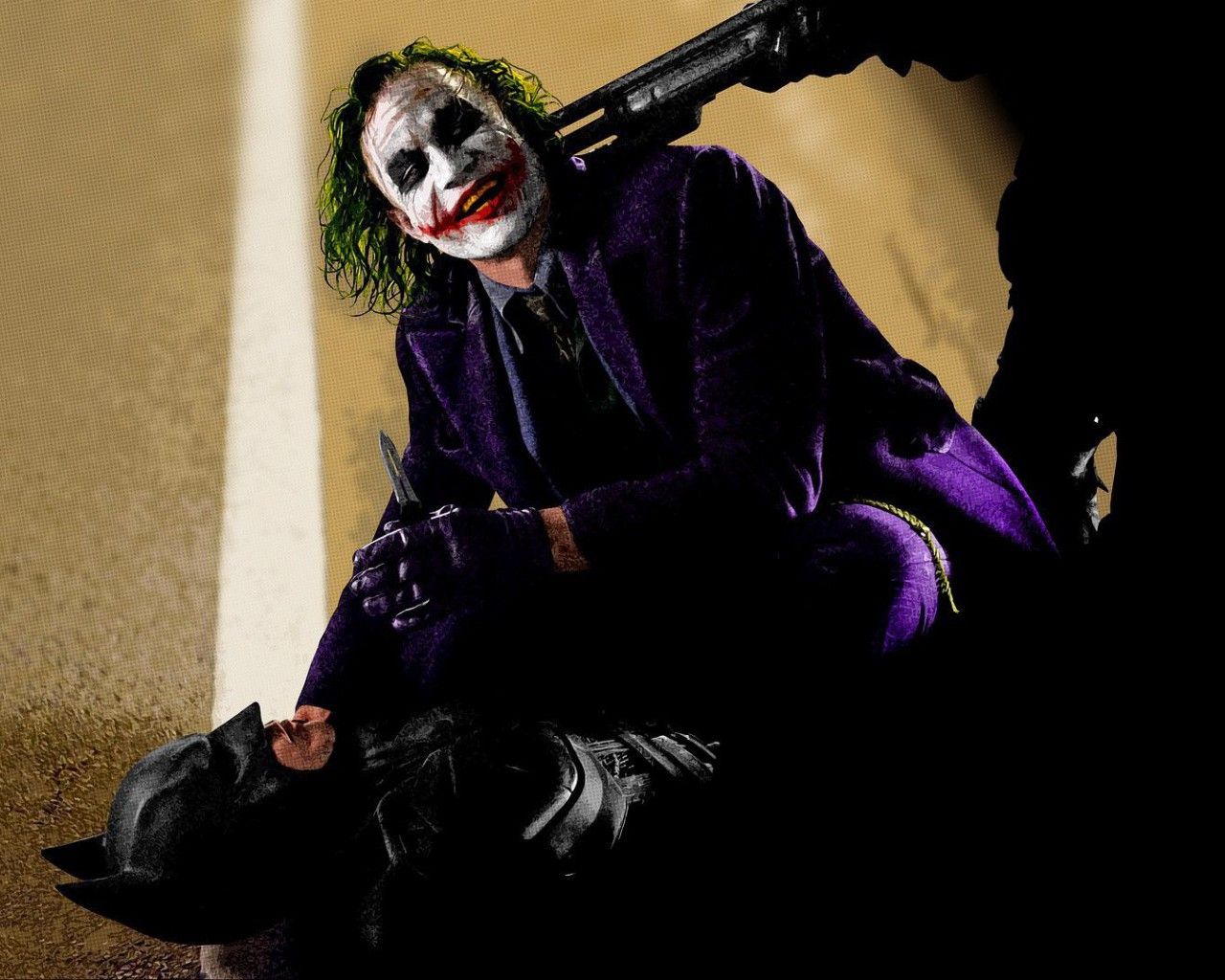 Fight Of Joker And Batman Wallpapers Wallpaper Cave