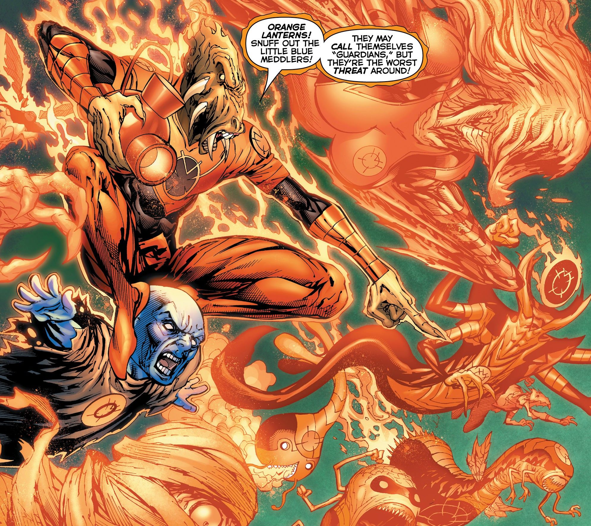 Orange Lantern Corps Members Wallpapers Wallpaper Cave