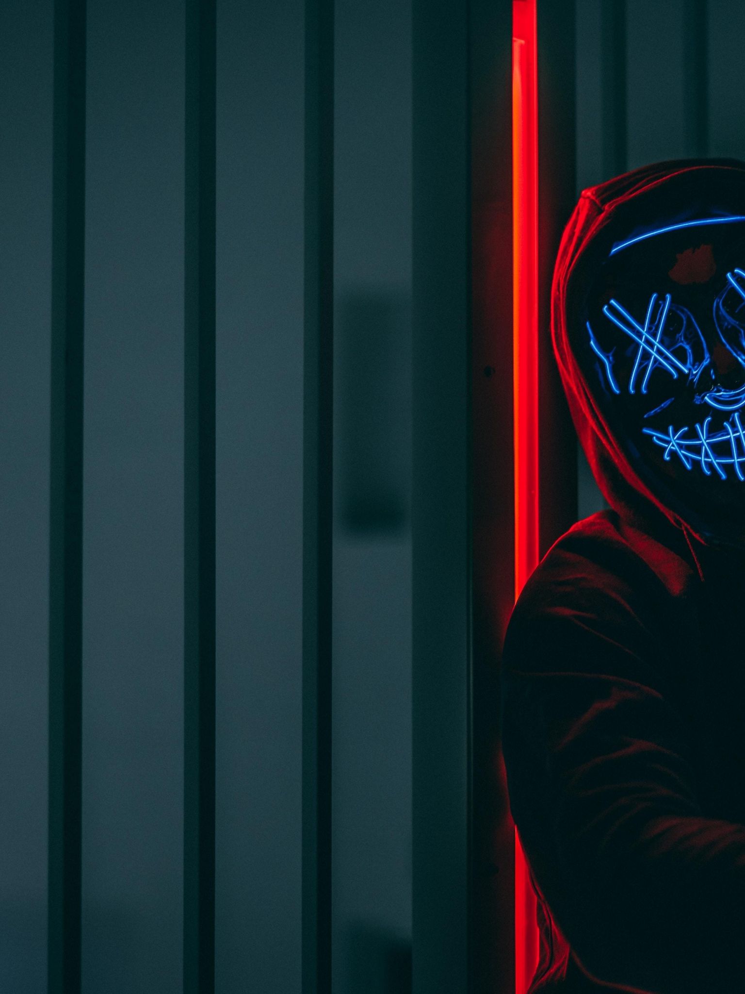 Neon Masks Wallpapers Wallpaper Cave