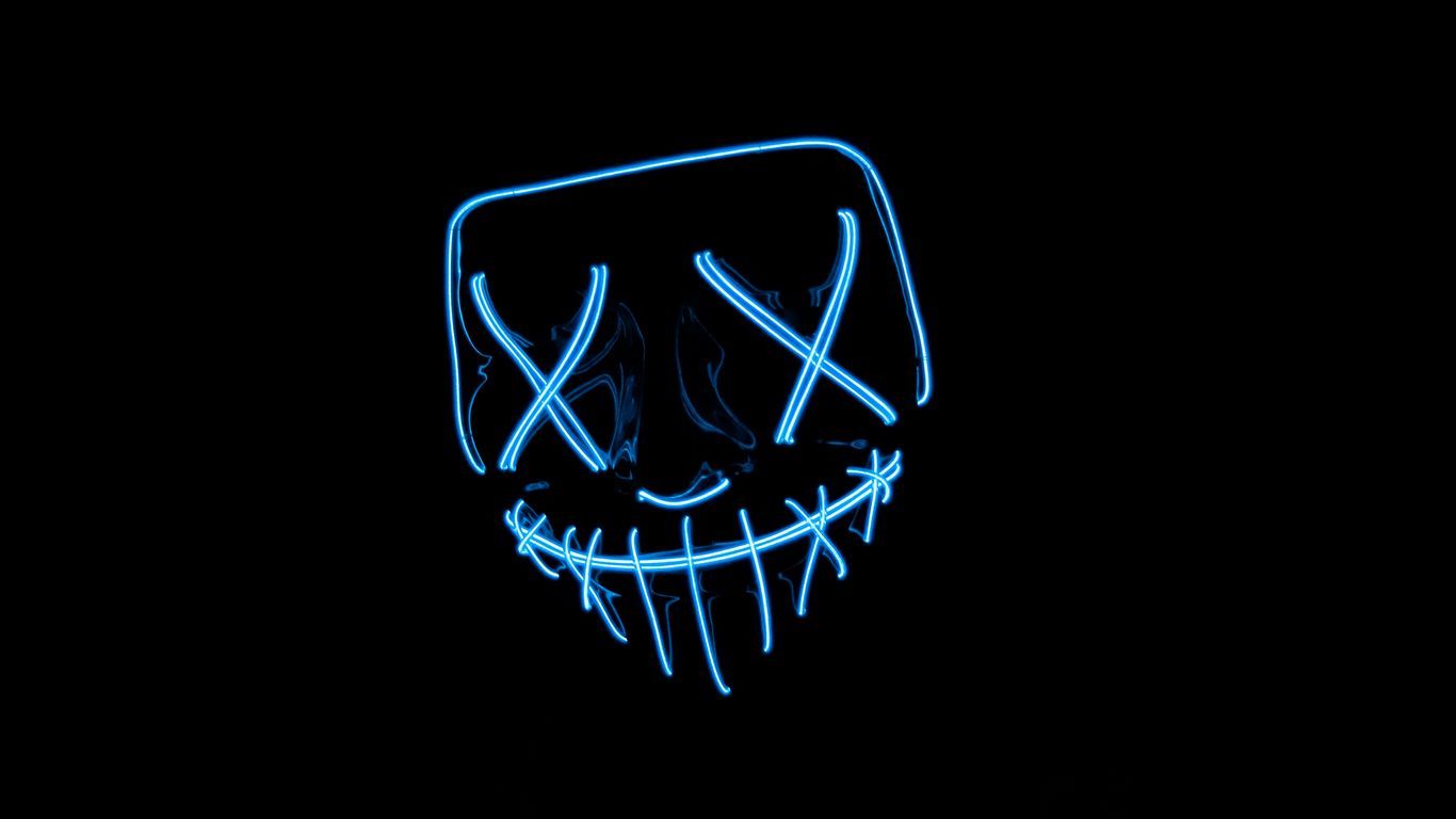 Neon Masks Wallpapers Wallpaper Cave