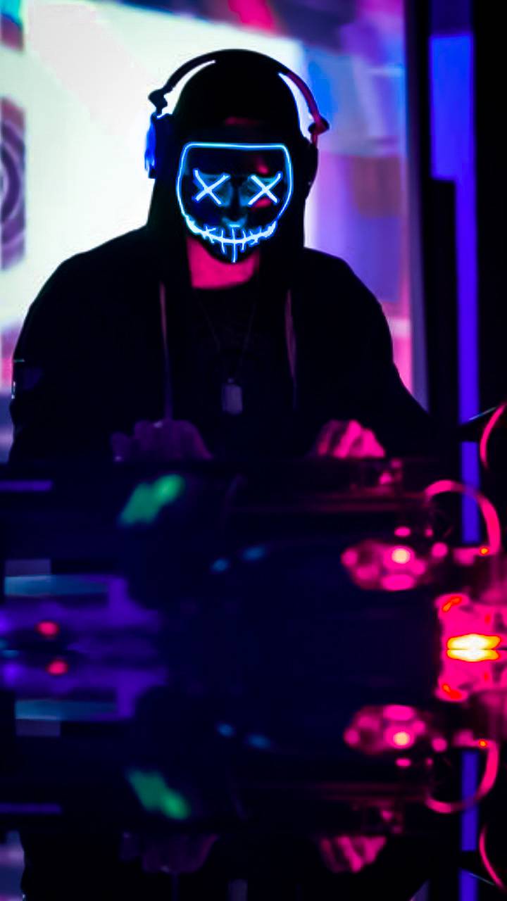 Neon Masks Wallpapers Wallpaper Cave