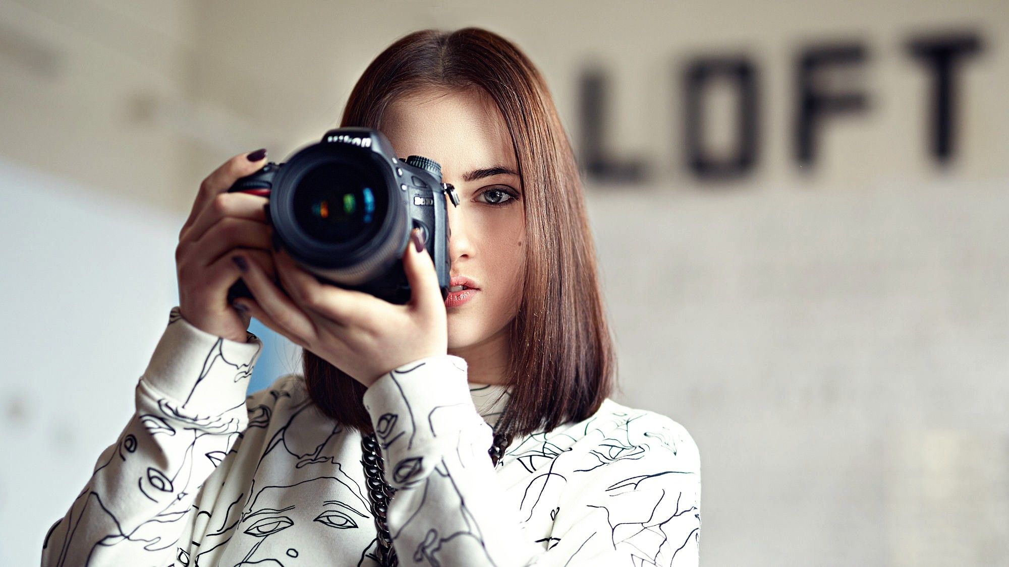 Camera Women Wallpapers Wallpaper Cave