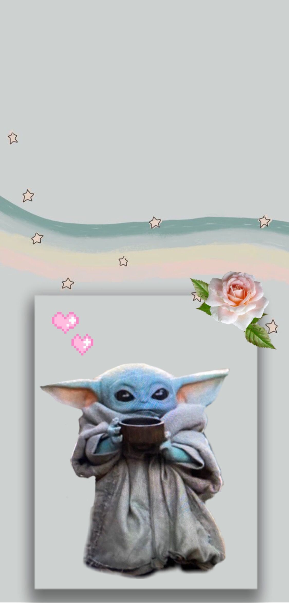 Aesthetic Baby Yoda Wallpapers Wallpaper Cave