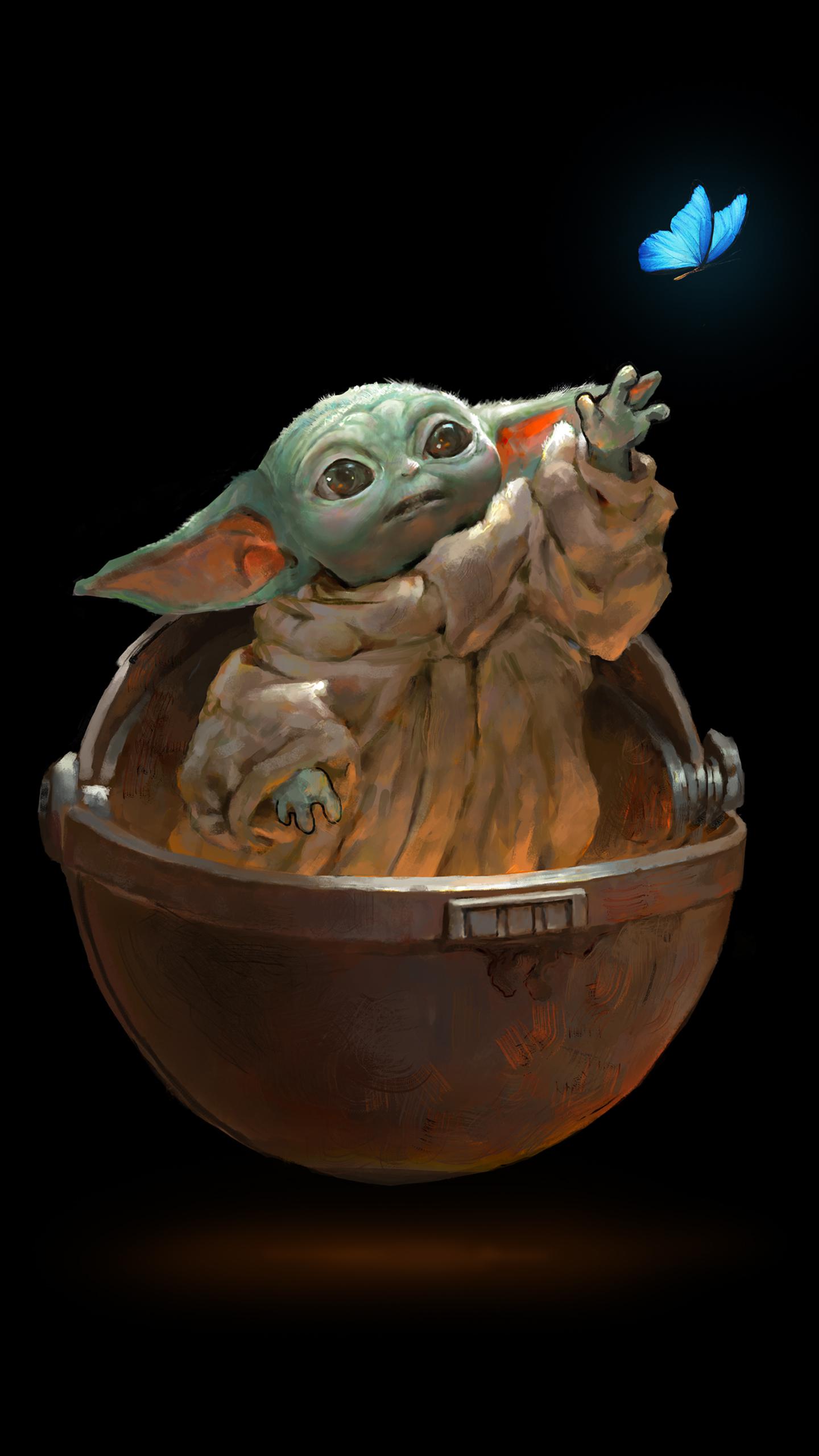 Aesthetic Baby Yoda Wallpapers Wallpaper Cave