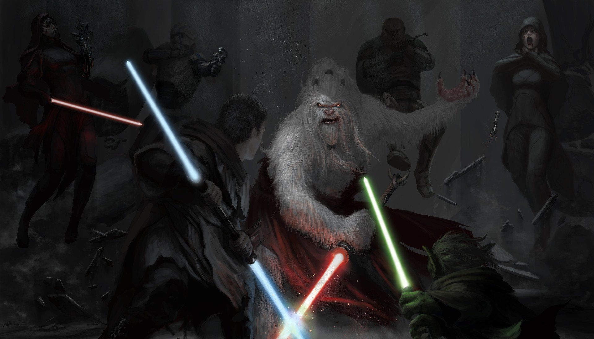 Grey Jedi Wallpapers Wallpaper Cave