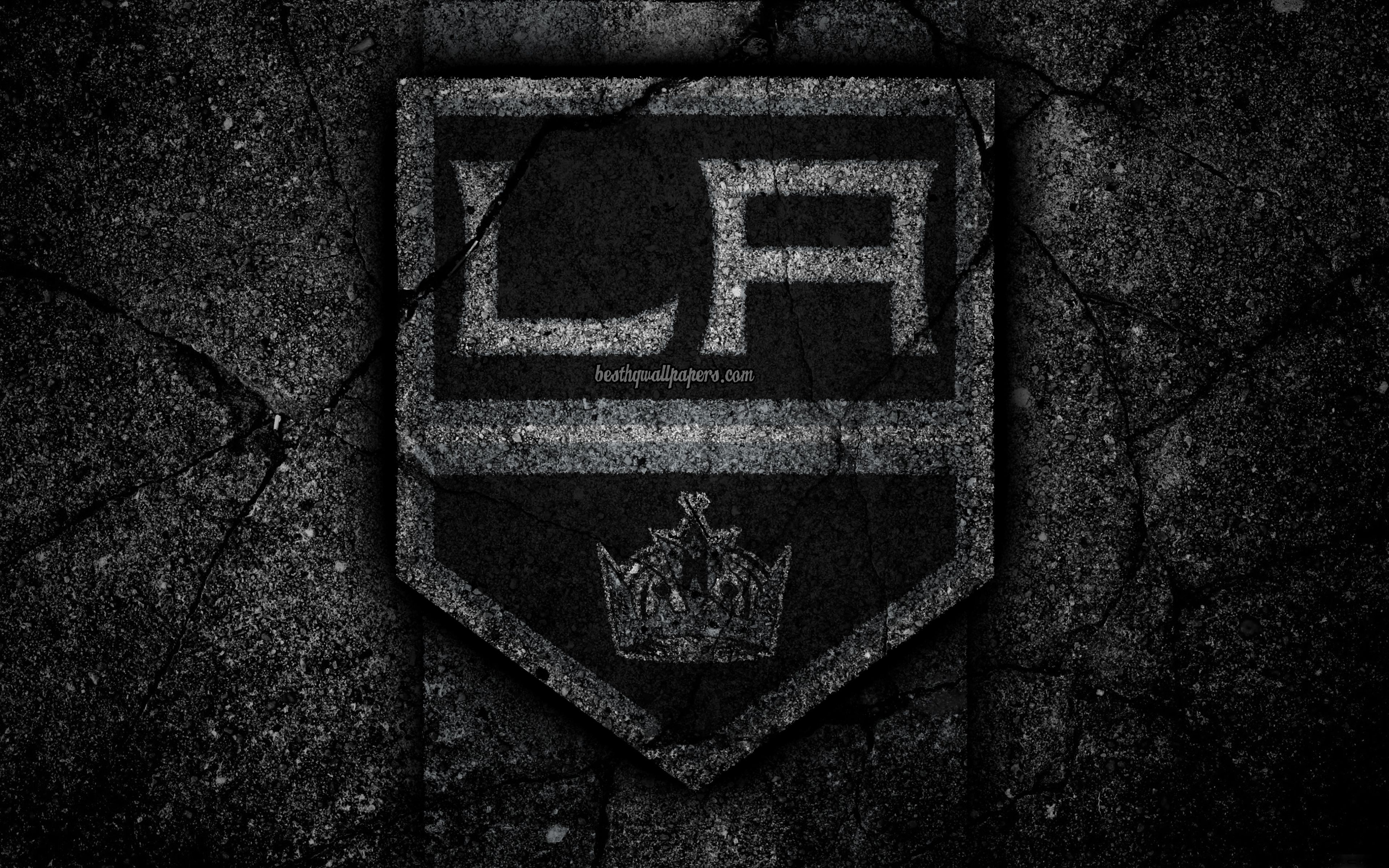 Los Angeles Kings Logo Wallpapers Wallpaper Cave