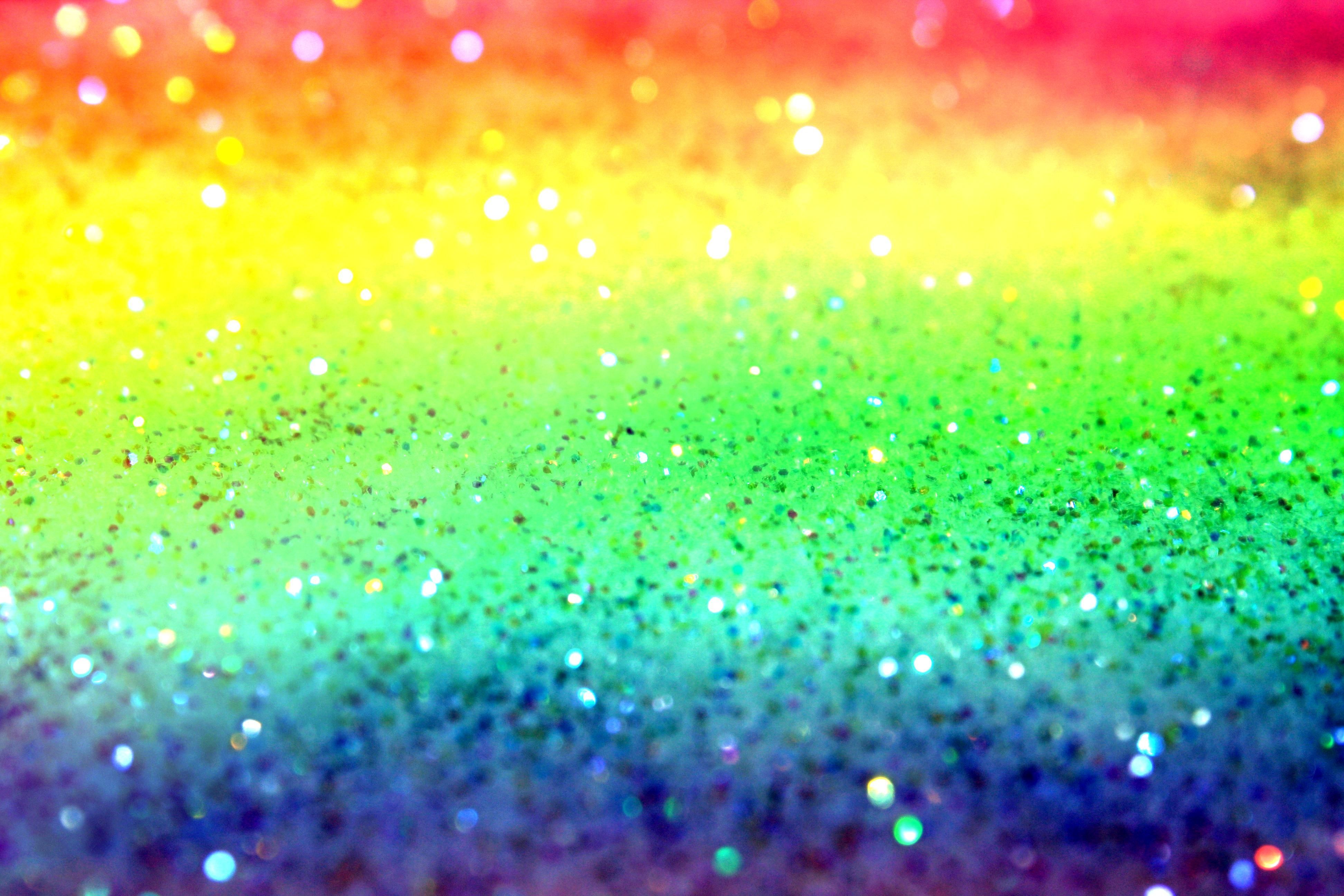 Aesthetic Rainbow Glitter Wallpapers Wallpaper Cave