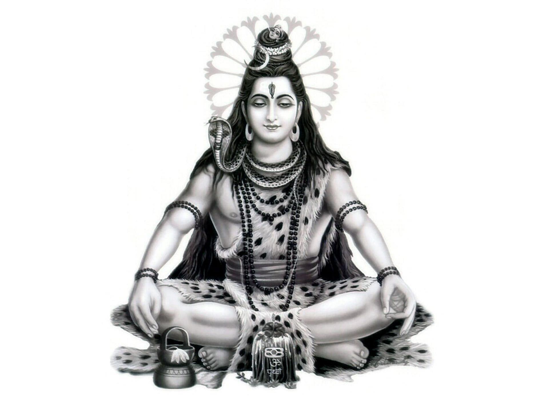 Lord Shiva Black And White Wallpapers Wallpaper Cave