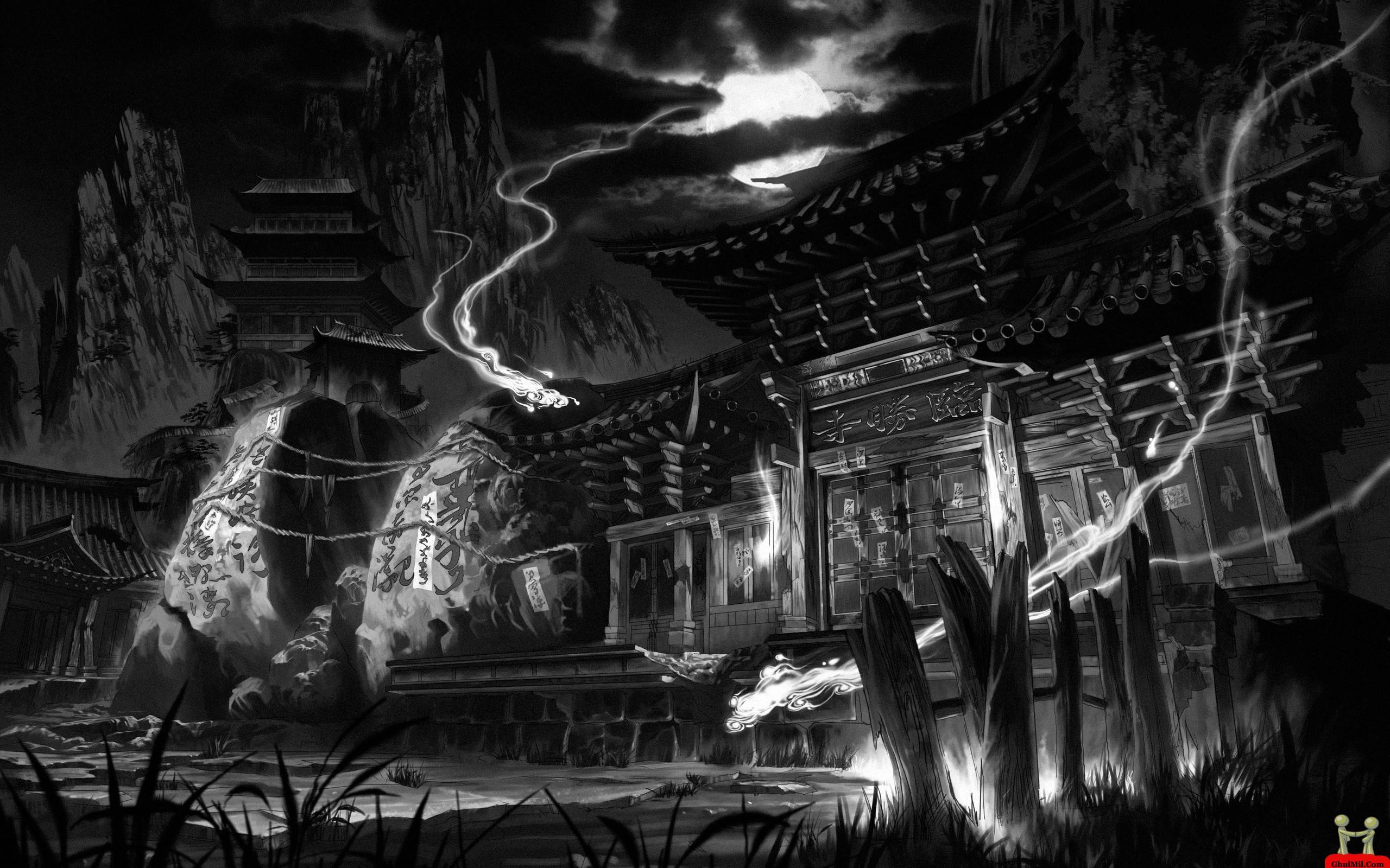 Japanese Black And White 4k Wallpapers Wallpaper Cave