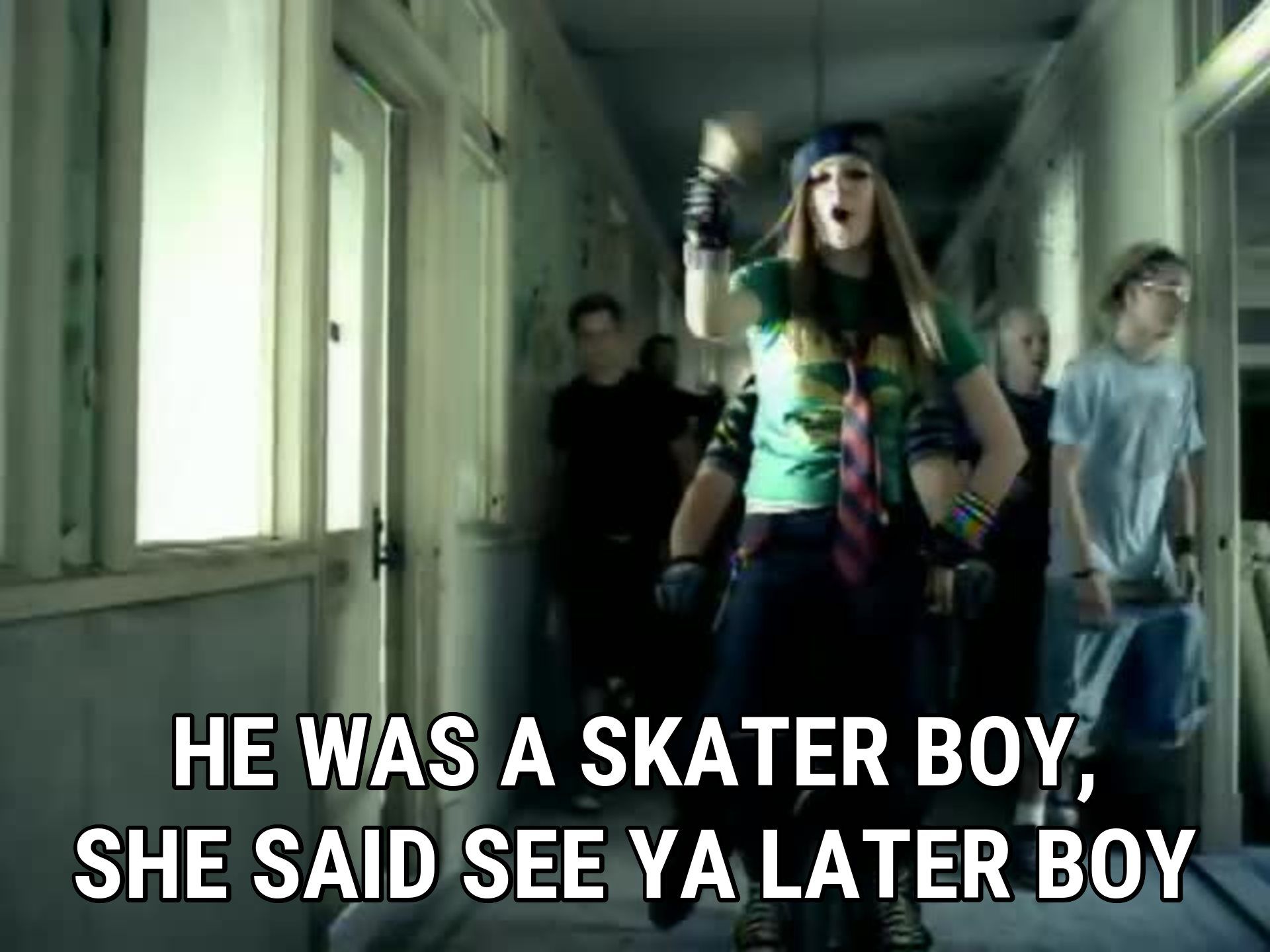 Avril Lavigne Sk8er Boi Wallpapers Wallpaper Cave