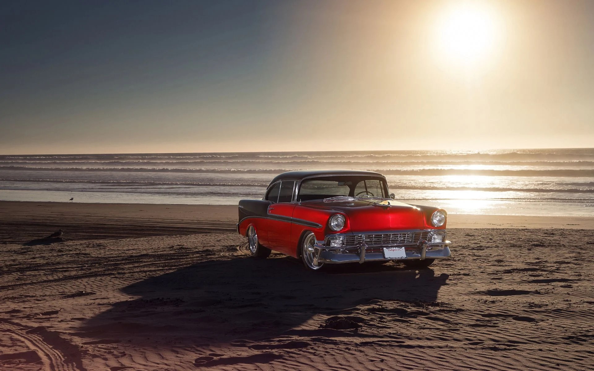 Retro Car Sunset Wallpapers Wallpaper Cave