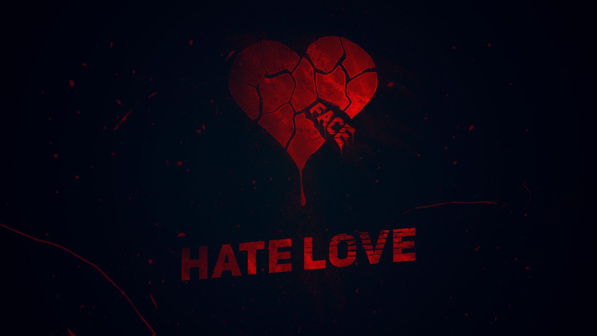 Love And Hate Wallpapers Wallpaper Cave