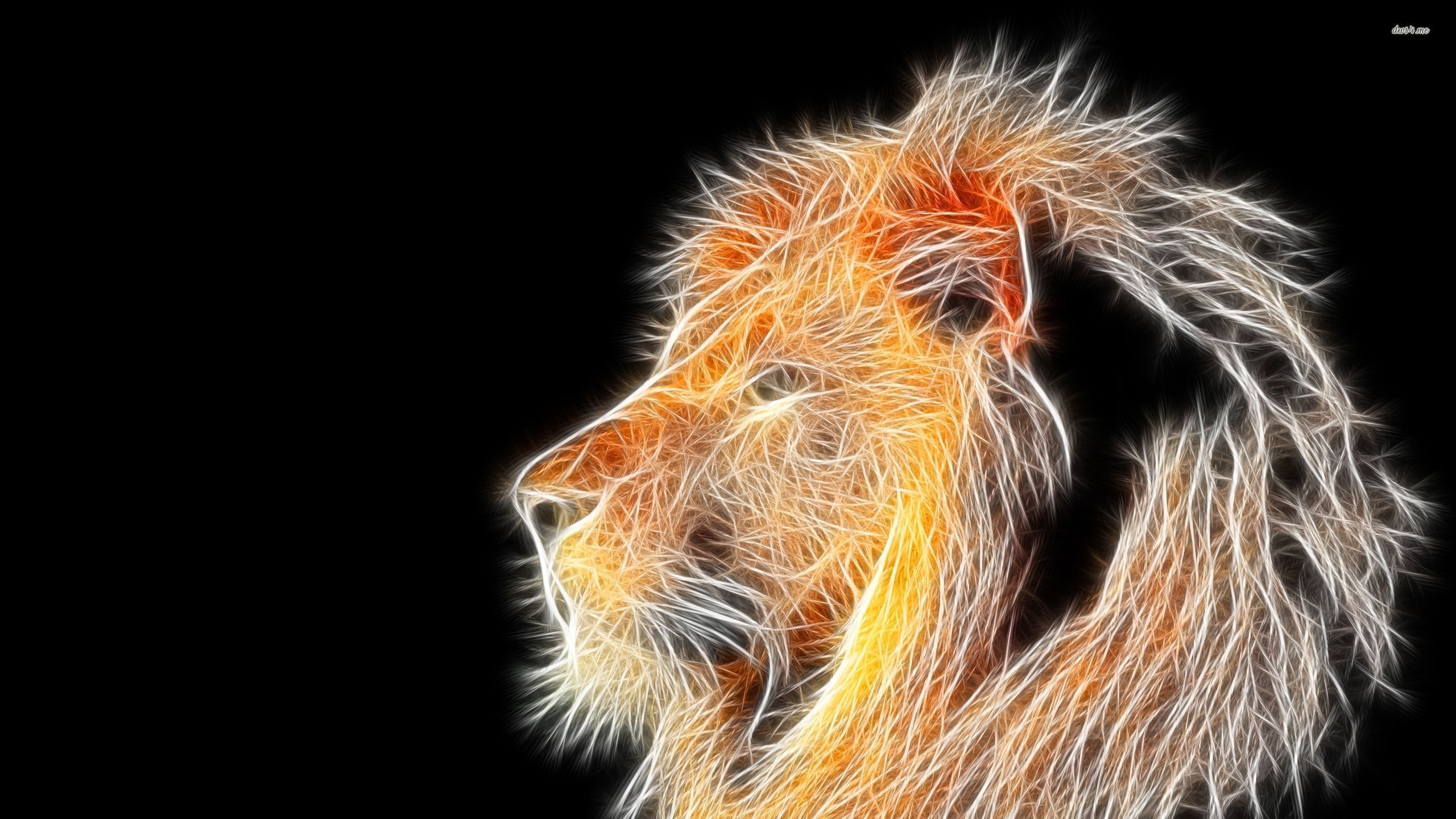 Neon Lion Wallpapers Wallpaper Cave