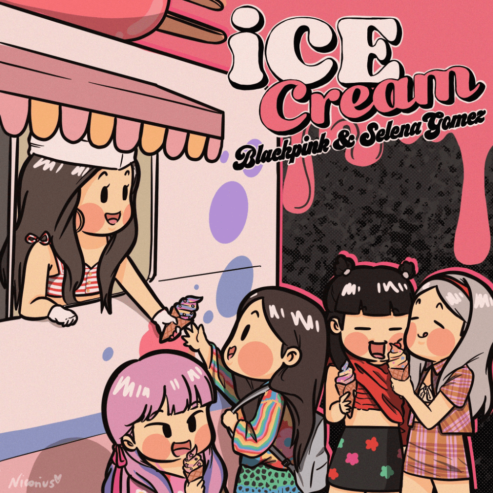 BLACKPINK And Selena Gomez Ice Cream Wallpapers Wallpaper Cave