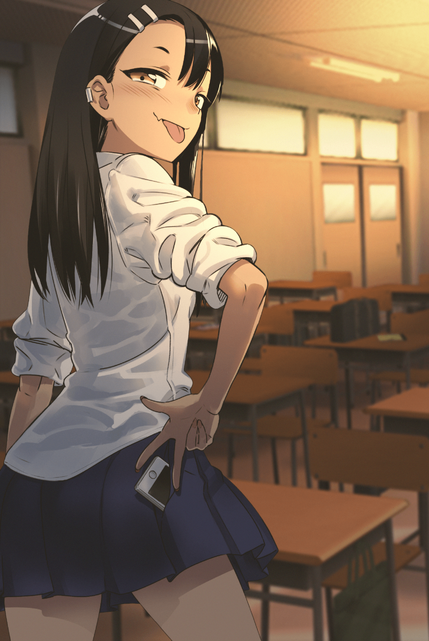 Please Don't Bully Me Nagatoro Wallpapers Wallpaper Cave