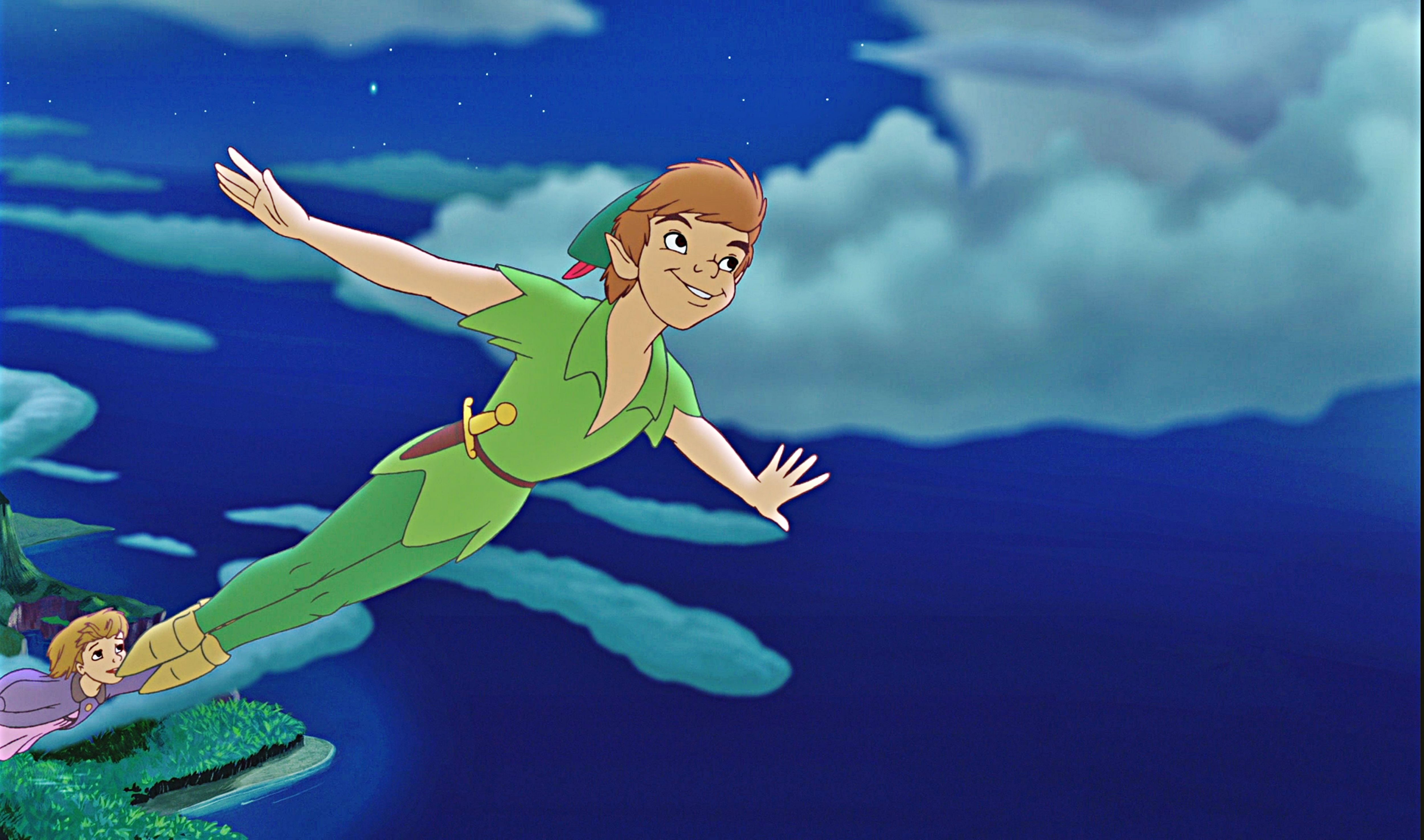 Peter Pan Flying Wallpapers Wallpaper Cave