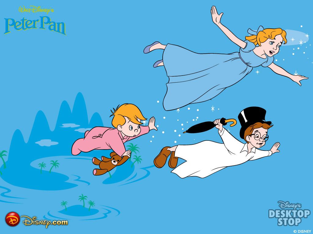 Peter Pan Flying Wallpapers Wallpaper Cave