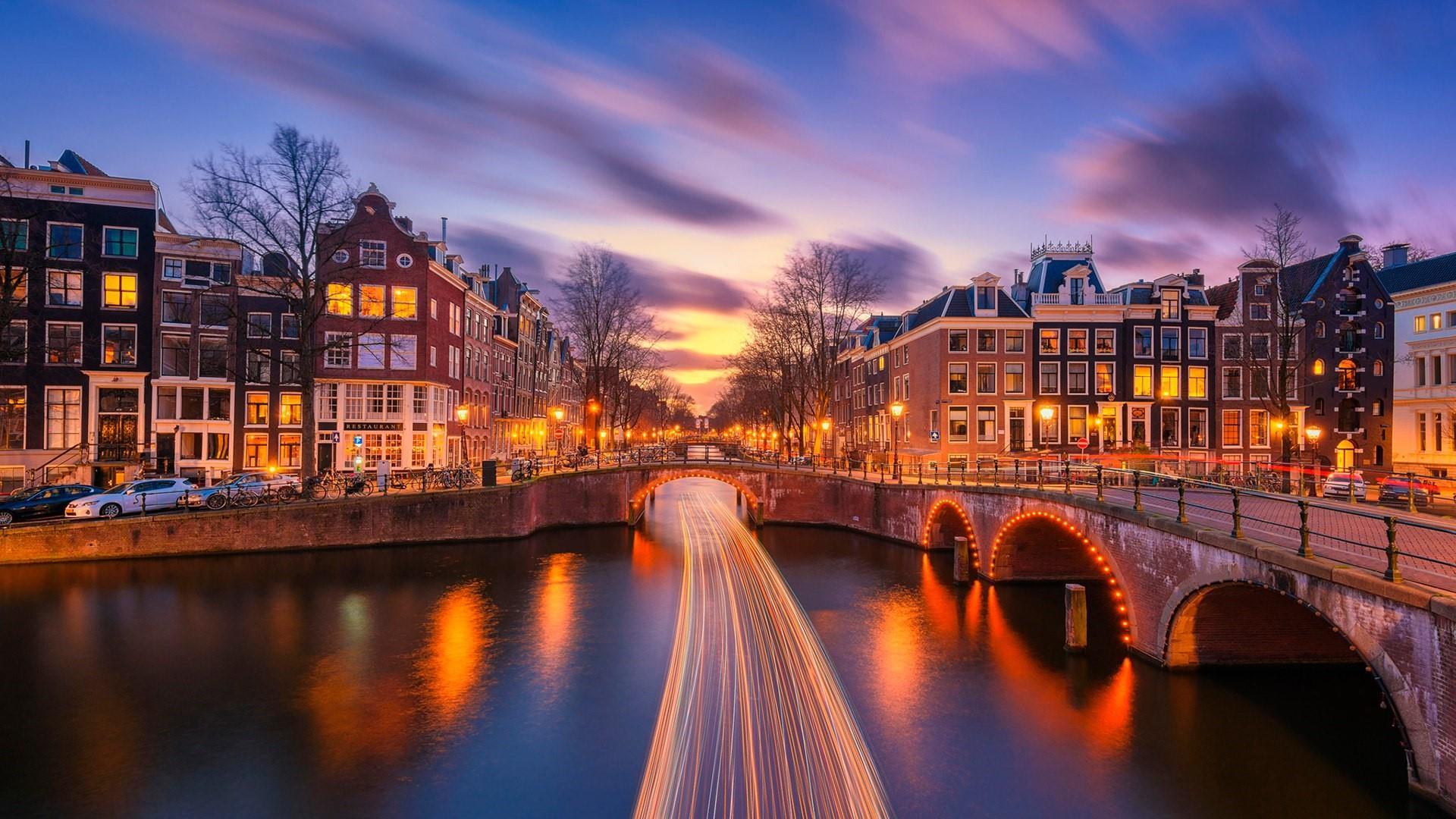 Amsterdam Sunset Wallpapers Wallpaper Cave