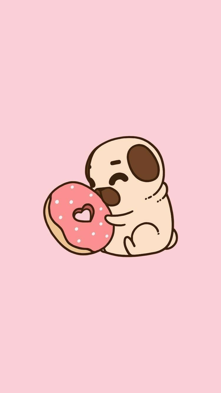 Dog Cute Kawaii iPhone Wallpapers Wallpaper Cave