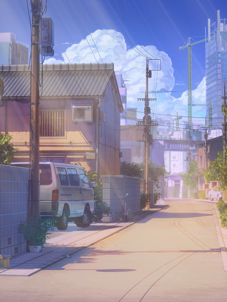 Anime Street Scenery Wallpapers Wallpaper Cave