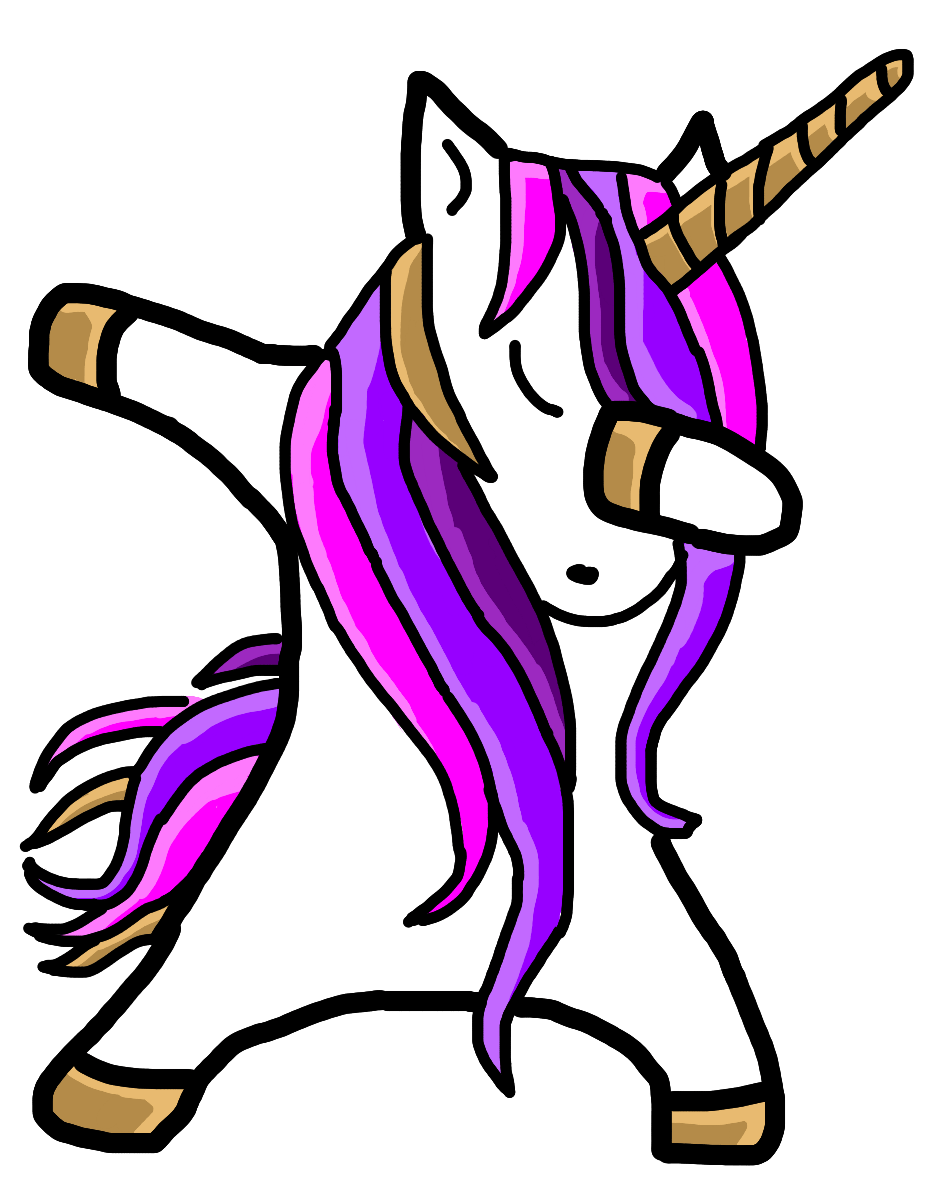 Unicorn Dabbing Wallpapers Wallpaper Cave