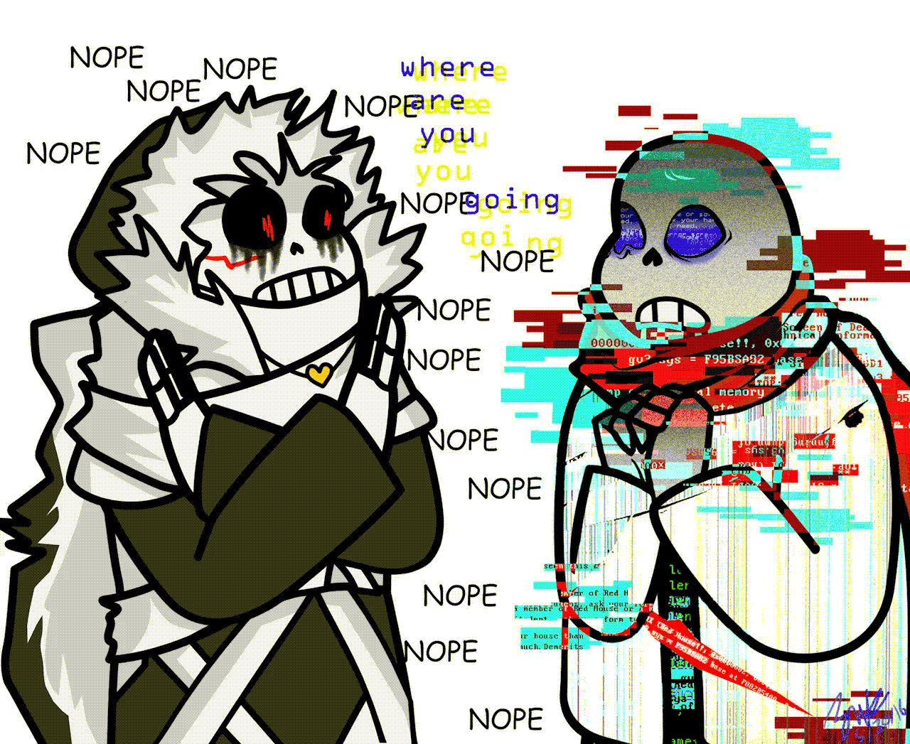 Fatal Error Sans Wallpapers Wallpaper Cave