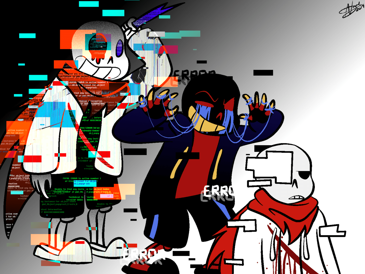 Fatal Error Sans Wallpapers Wallpaper Cave