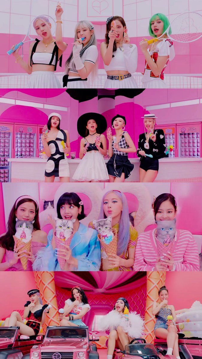 Ice Cream Blackpink Wallpapers Wallpaper Cave