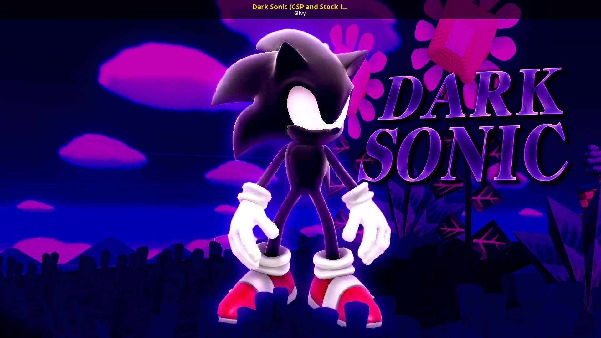 Super Dark Sonic Wallpapers Wallpaper Cave