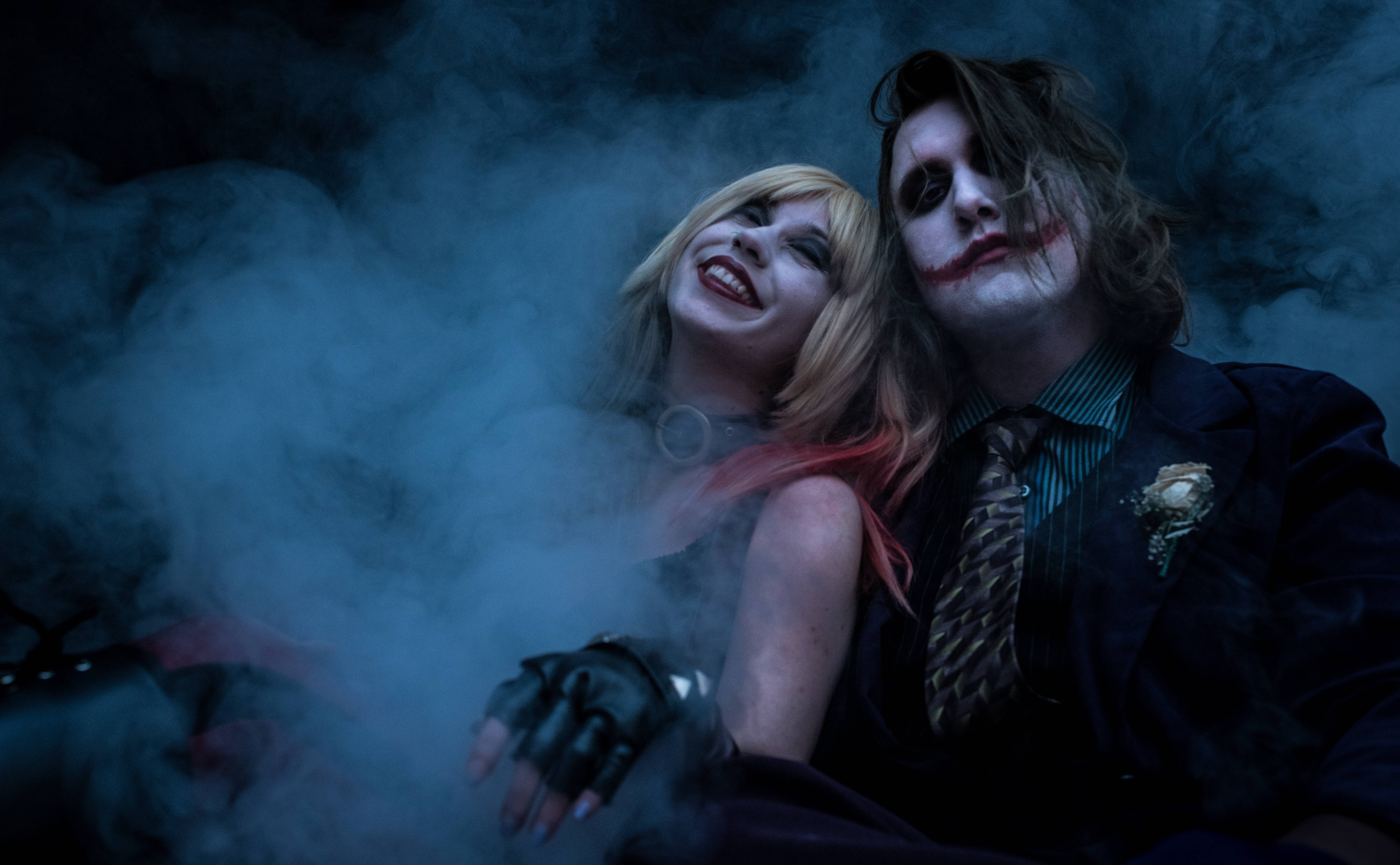 Joker And Harley Quinn Desktop Wallpapers Wallpaper Cave
