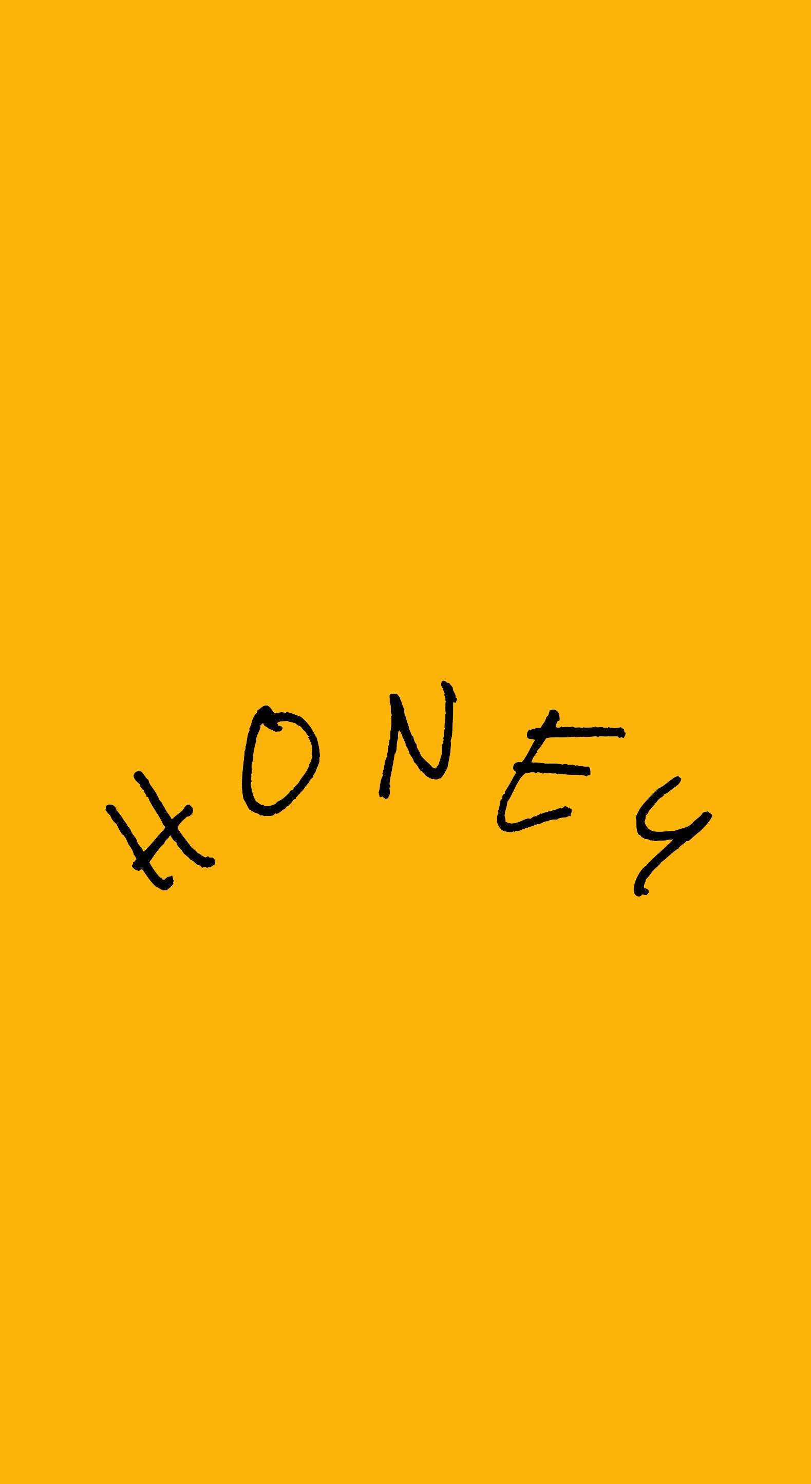 Yellow Aesthetic Wallpaper Honey Treat People With Kindness Giyarisyah