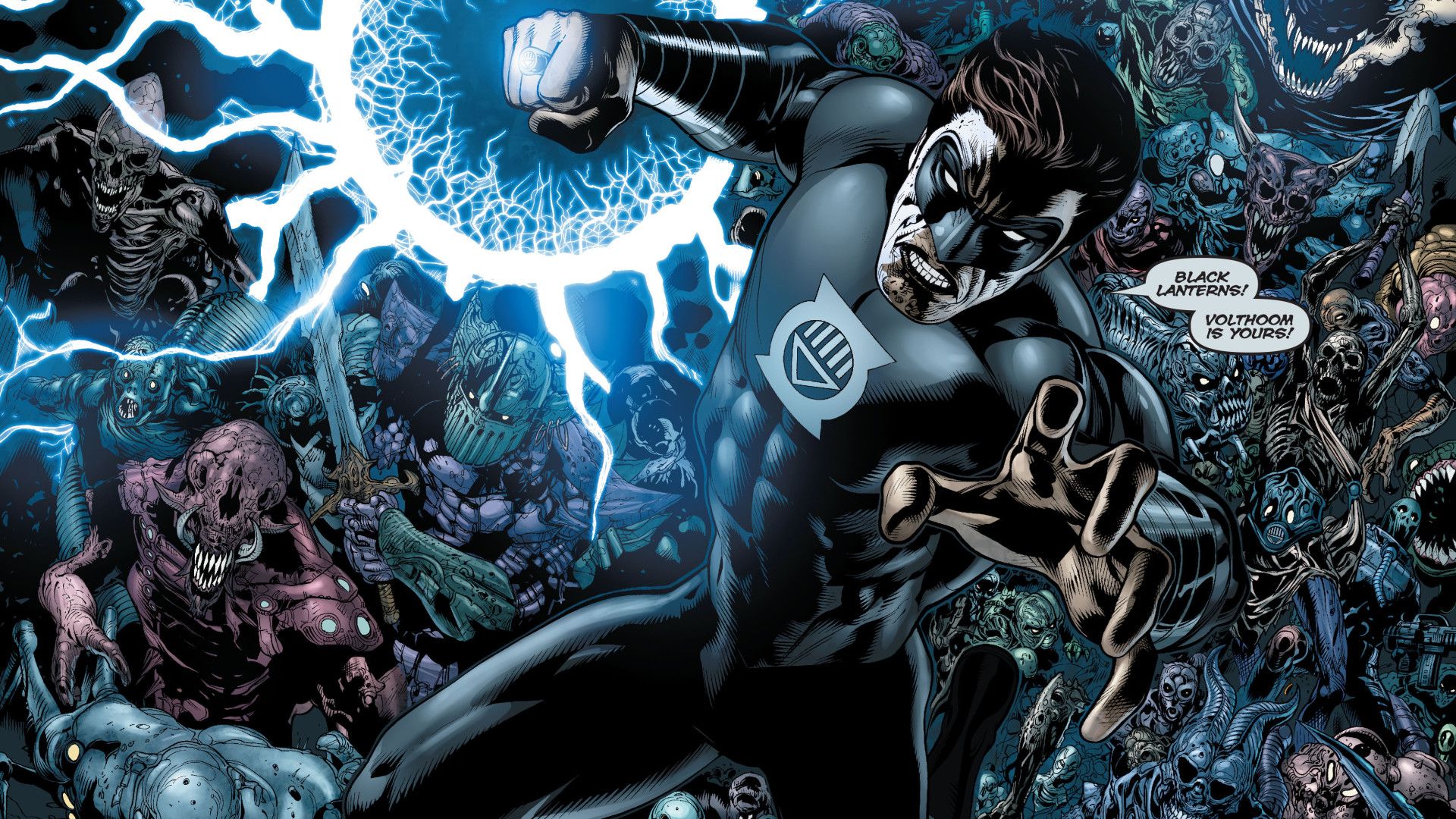 Black Lantern DC Comics Wallpapers Wallpaper Cave