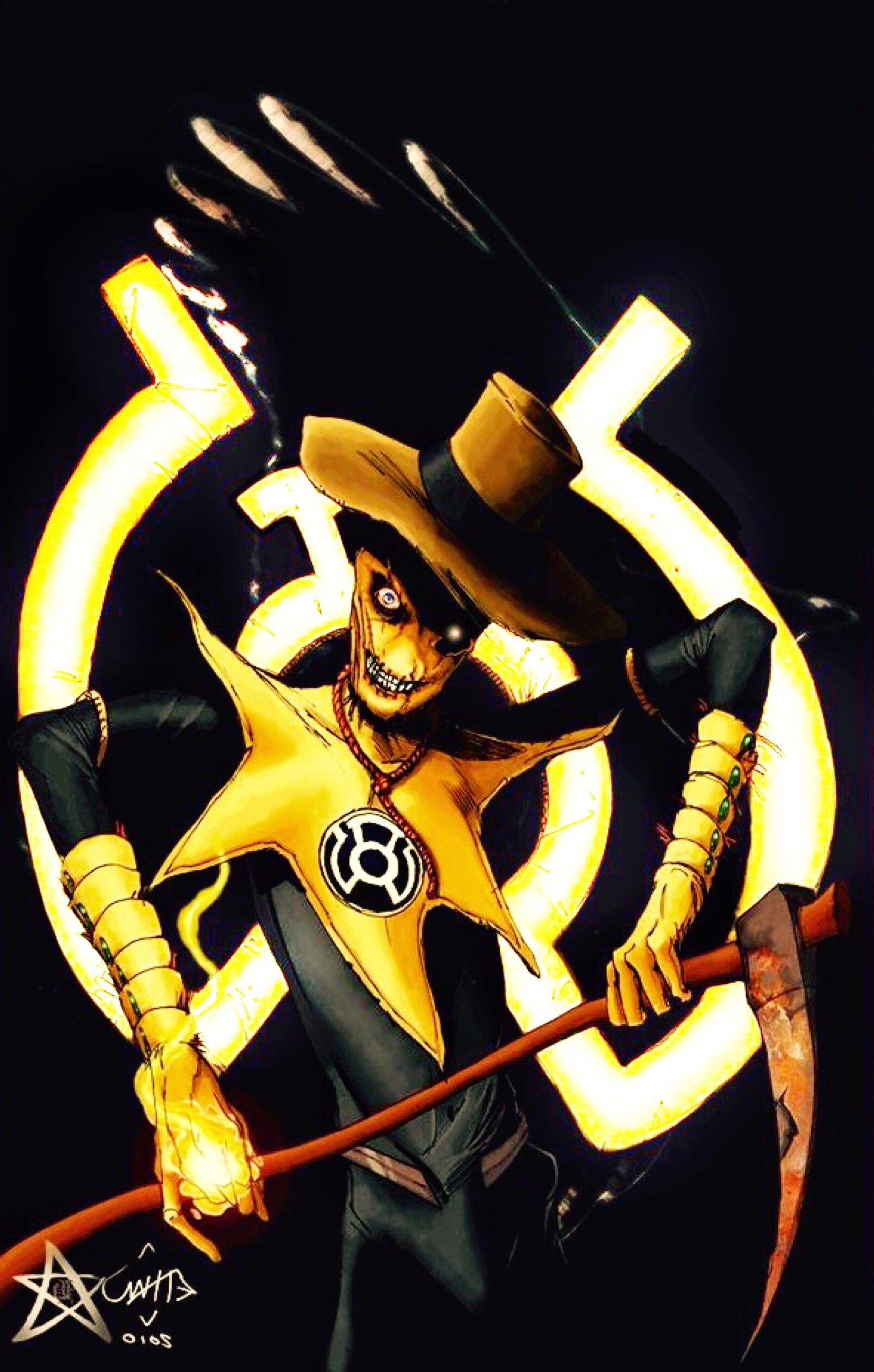 Yellow Lantern DC Comics Wallpapers Wallpaper Cave