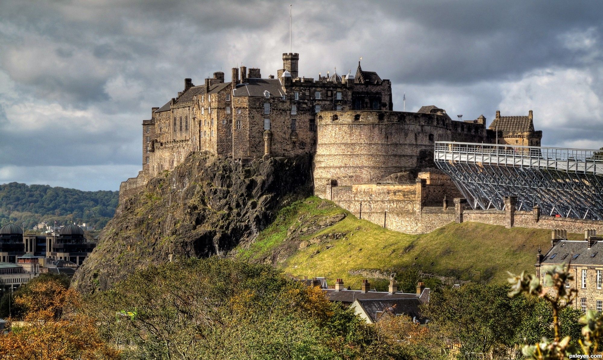Edinburgh Castle Wallpapers Wallpaper Cave