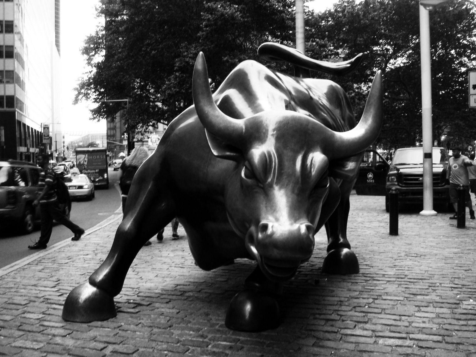 Wall Street Bull Desktop Wallpapers Wallpaper Cave