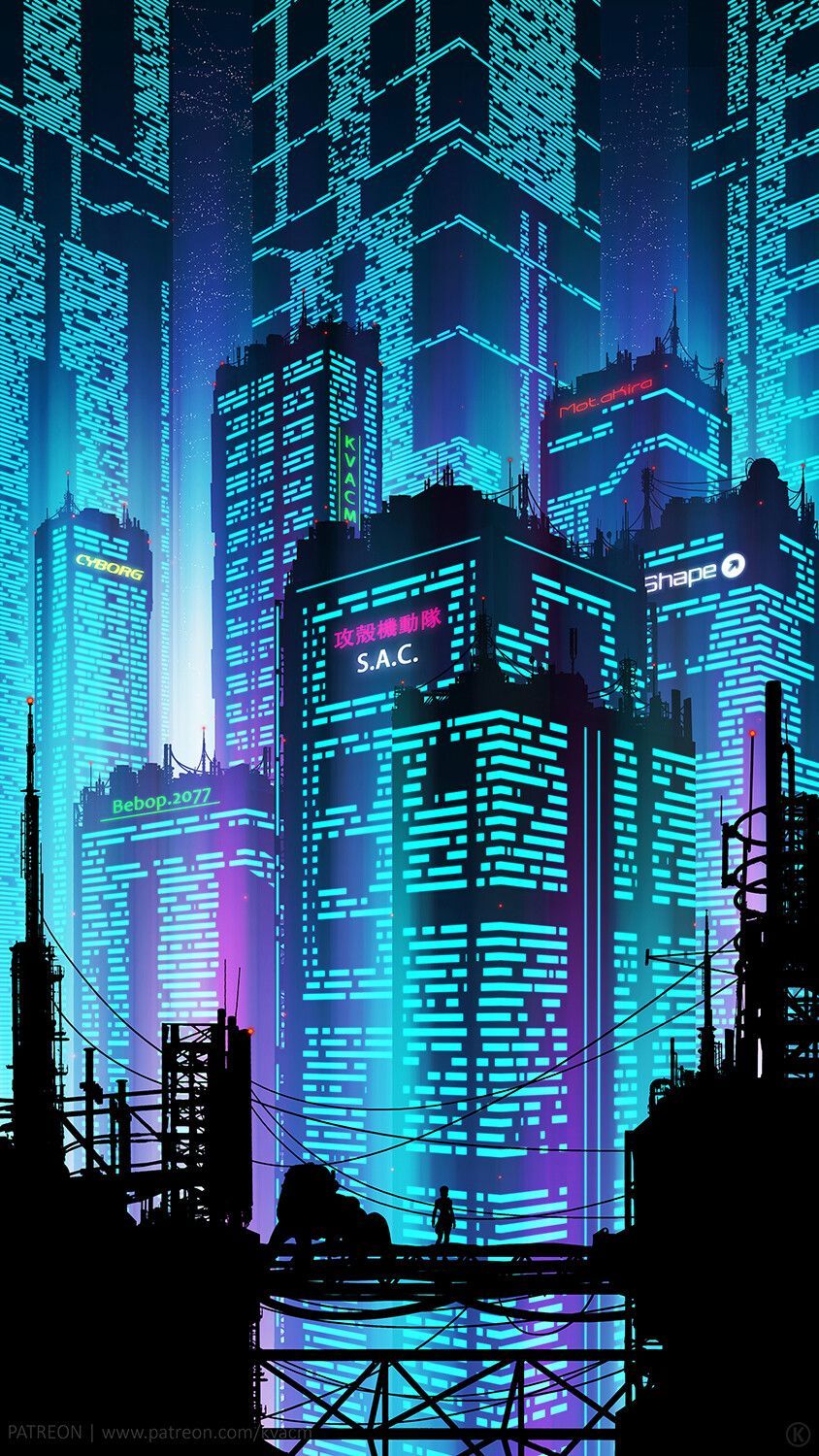 Aesthetic Future City Wallpapers Wallpaper Cave