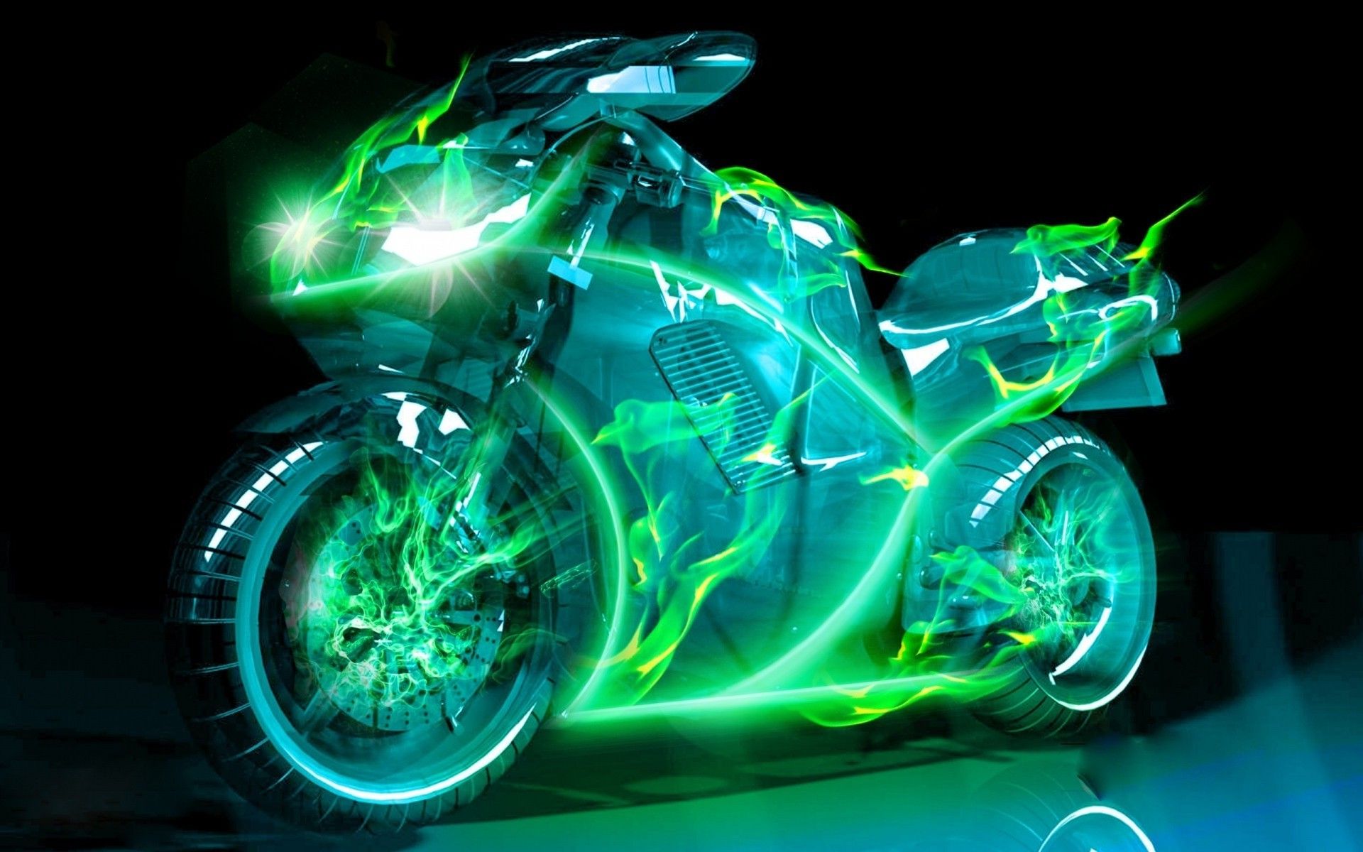 Neon Bike Wallpapers Wallpaper Cave