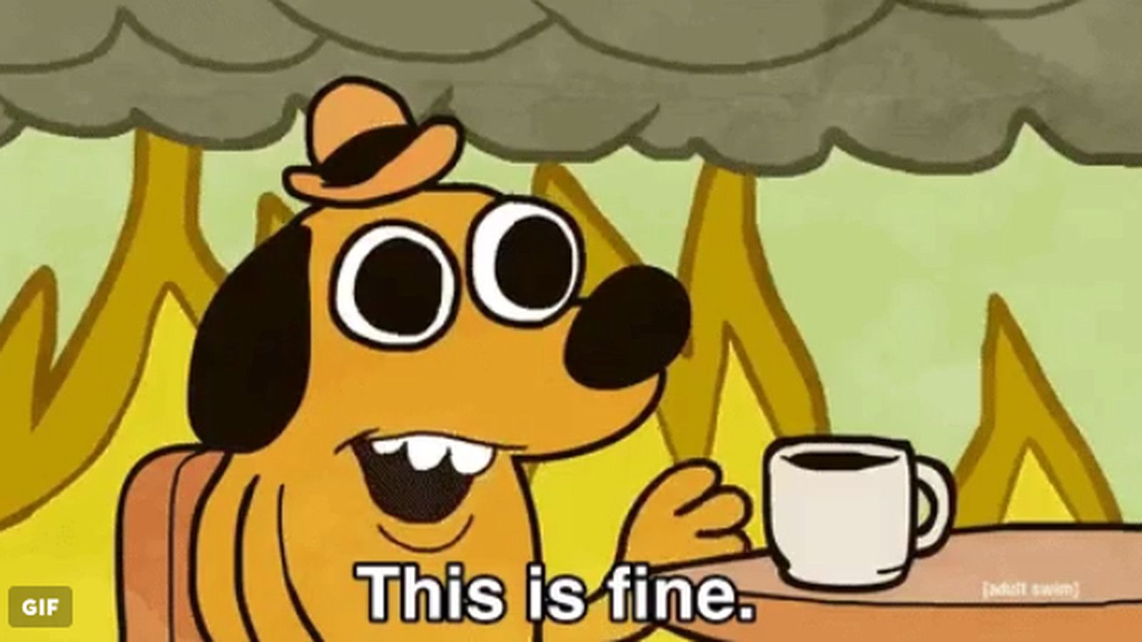 This Is Fine Wallpapers Wallpaper Cave