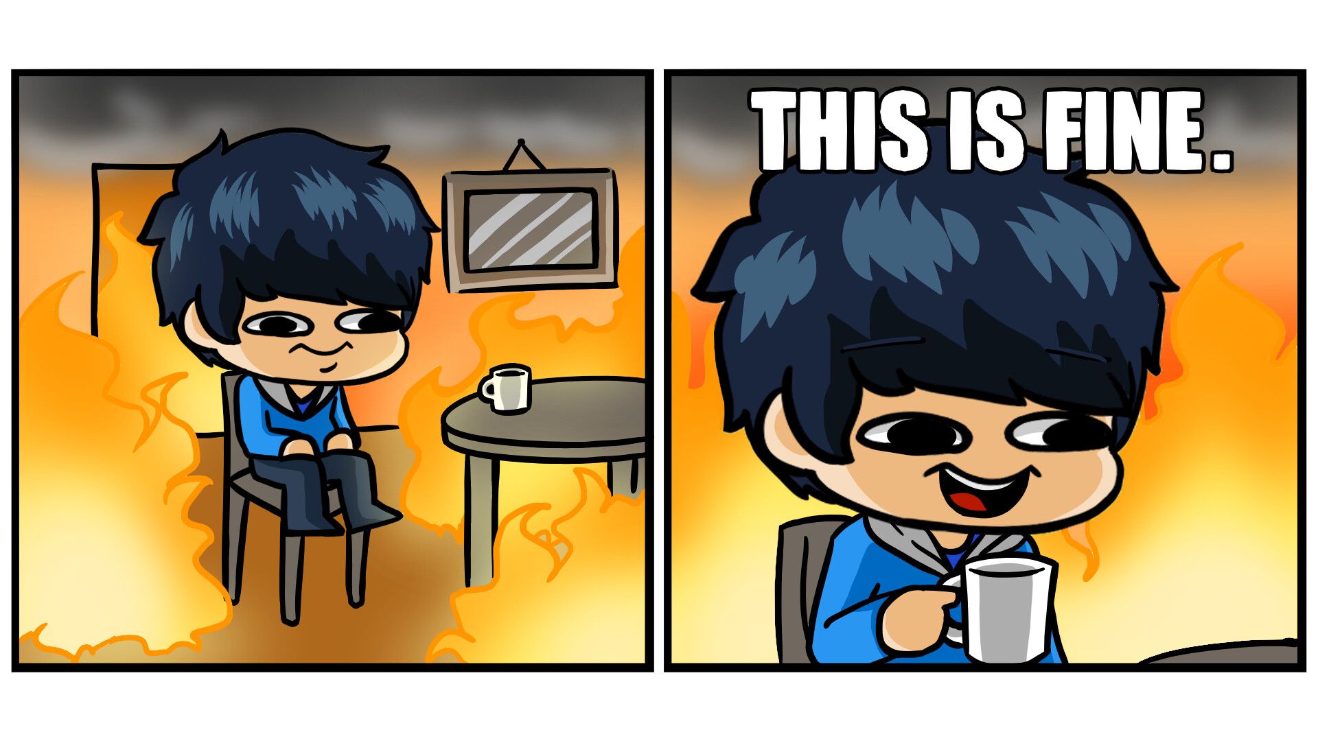 This Is Fine Wallpapers Wallpaper Cave