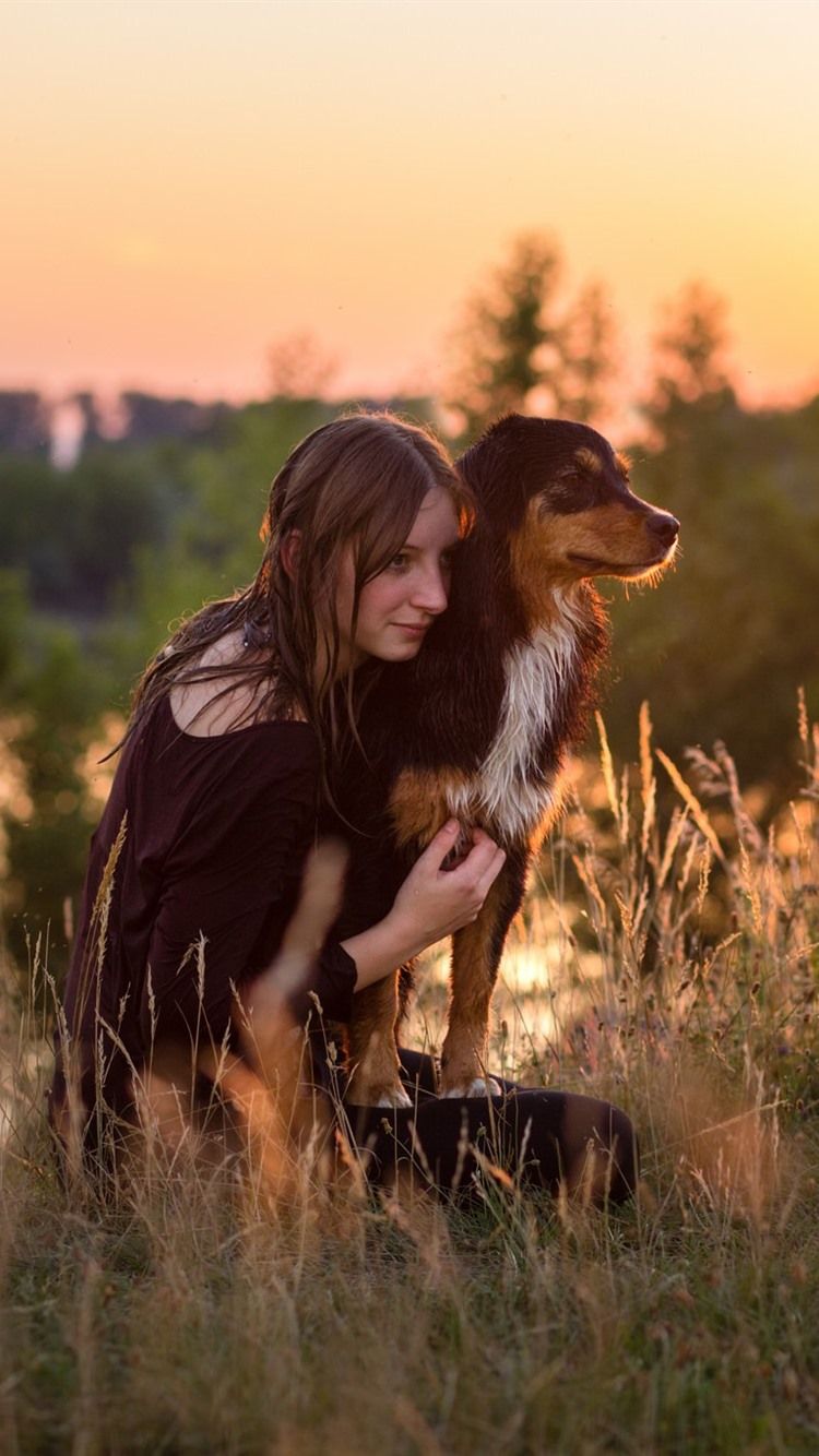 Dog Girl Wallpapers Wallpaper Cave