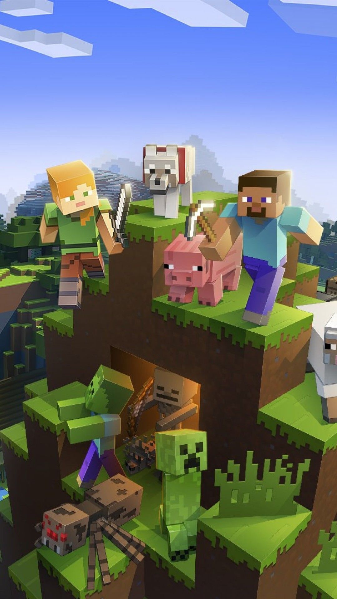 Minecraft 4k iPhone Wallpapers Wallpaper Cave
