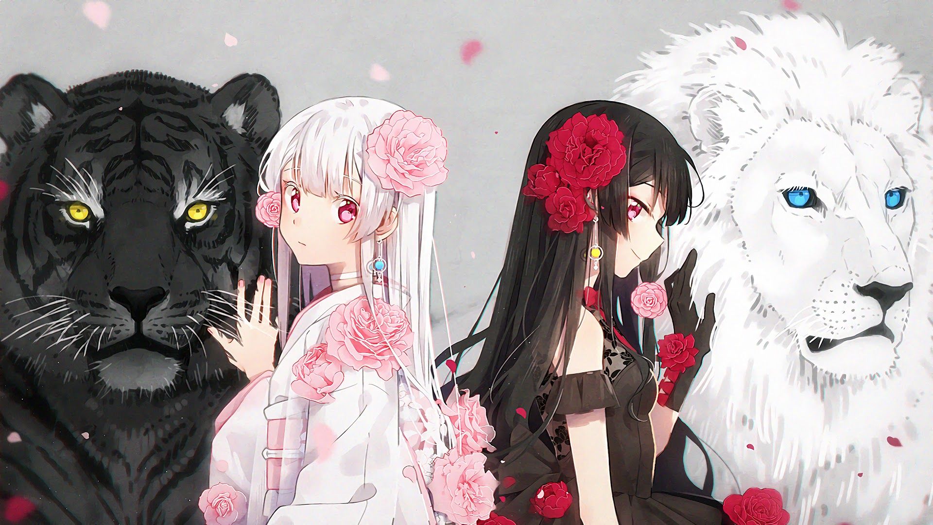 Animal Anime Girl Wallpapers Wallpaper Cave