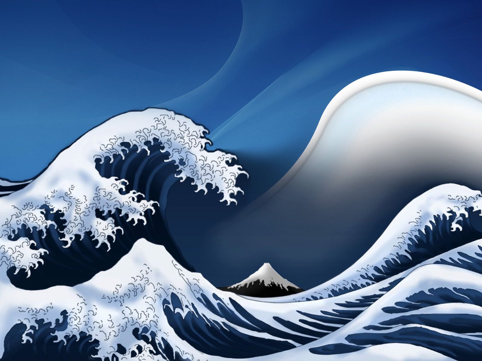 Japanese Wave Wallpapers Wallpaper Cave